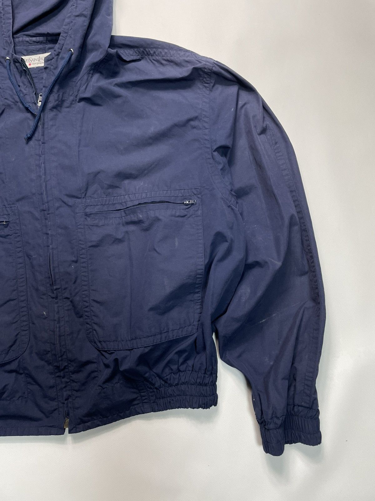 Yves Saint Laurent YSL Rive Gauche Vtg 90s Baggy Chore Jkt Y Logo Oversize 52 Size US L / EU 52-54 / 3 - 4 Thumbnail
