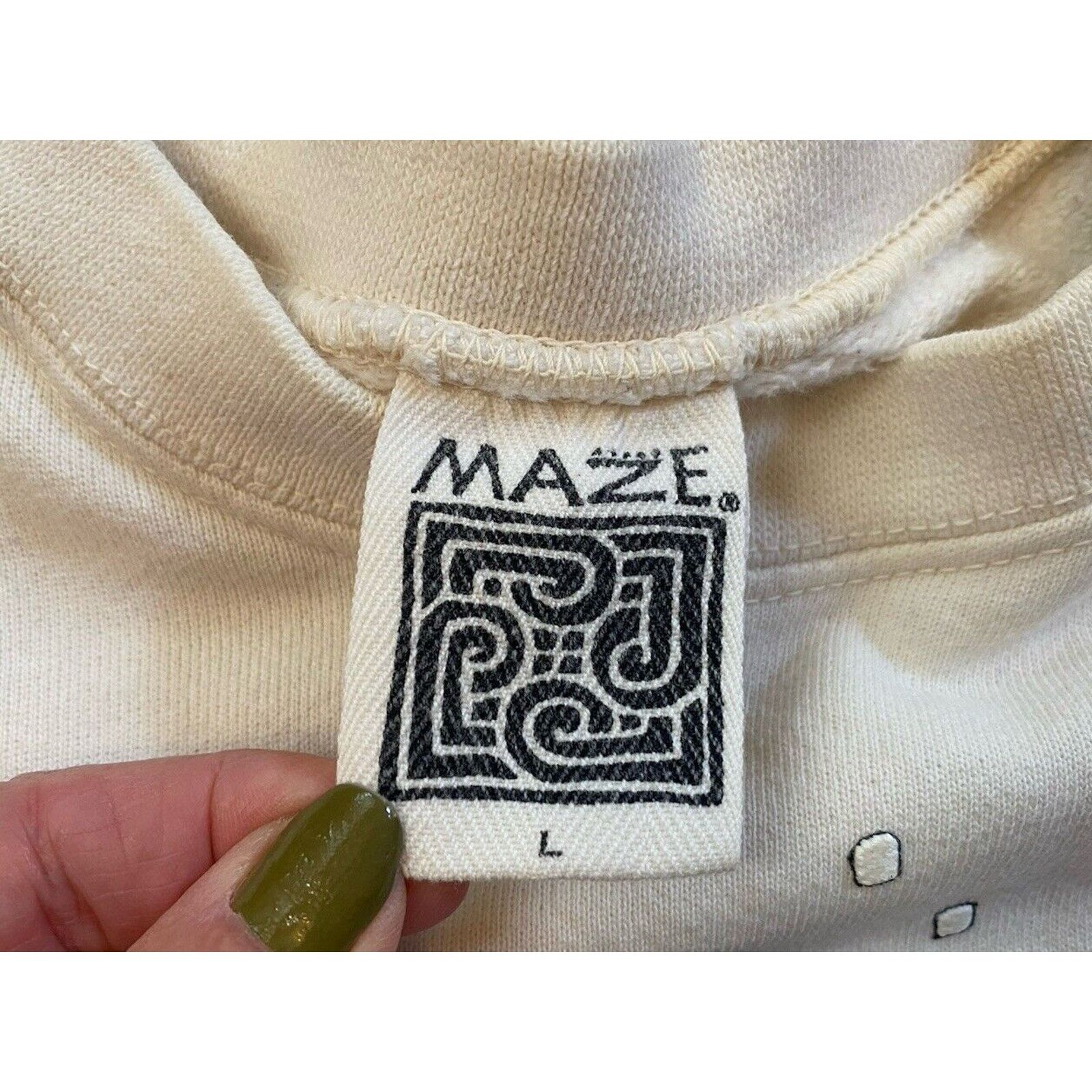 Vintage Vintage USA Snowman Sweatshirt Mens Women’s Large Cream Size US L / EU 52-54 / 3 - 3 Thumbnail