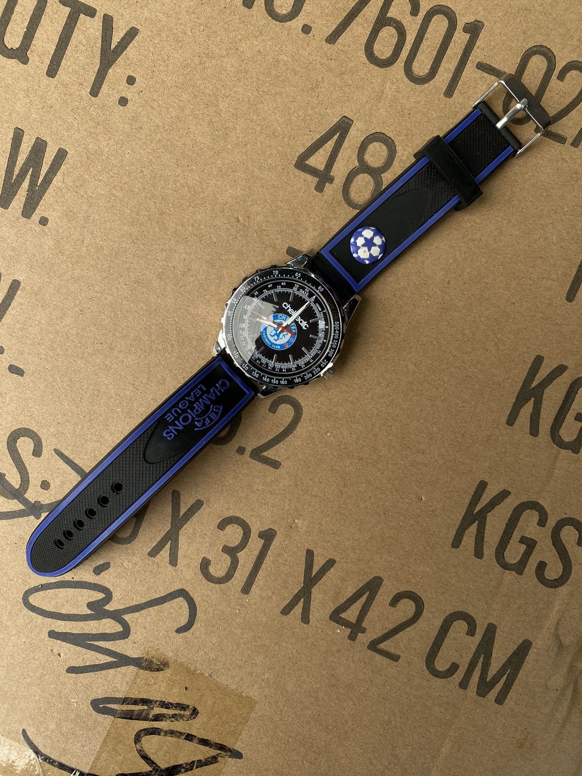 Vintage Football Fan Chelsea Watch UEFA Design - Japanese Brand Size ONE SIZE - 5 Thumbnail