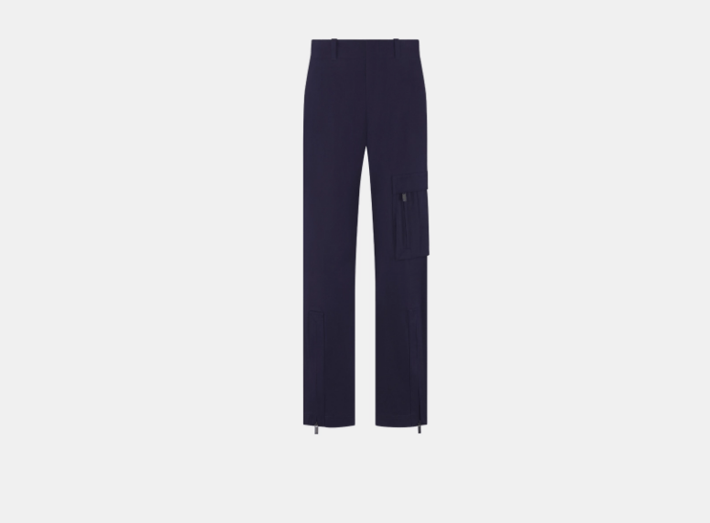 Dior o1w1db11225 513C12 Cargo Pant in Navy Blue Size US 32 / EU 48 - 1 Thumbnail