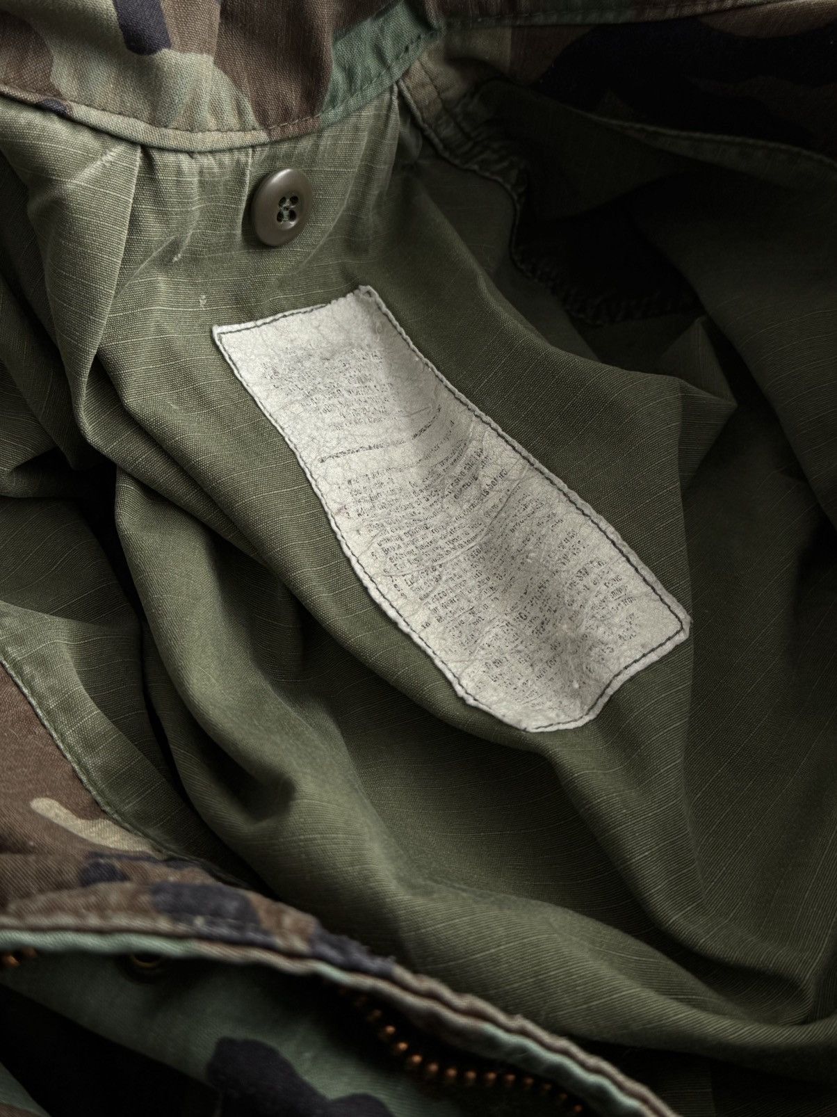Vintage Vintage 1980s US Army M65 Woodland Camo Field Jacket Size US M / EU 48-50 / 2 - 7 Thumbnail