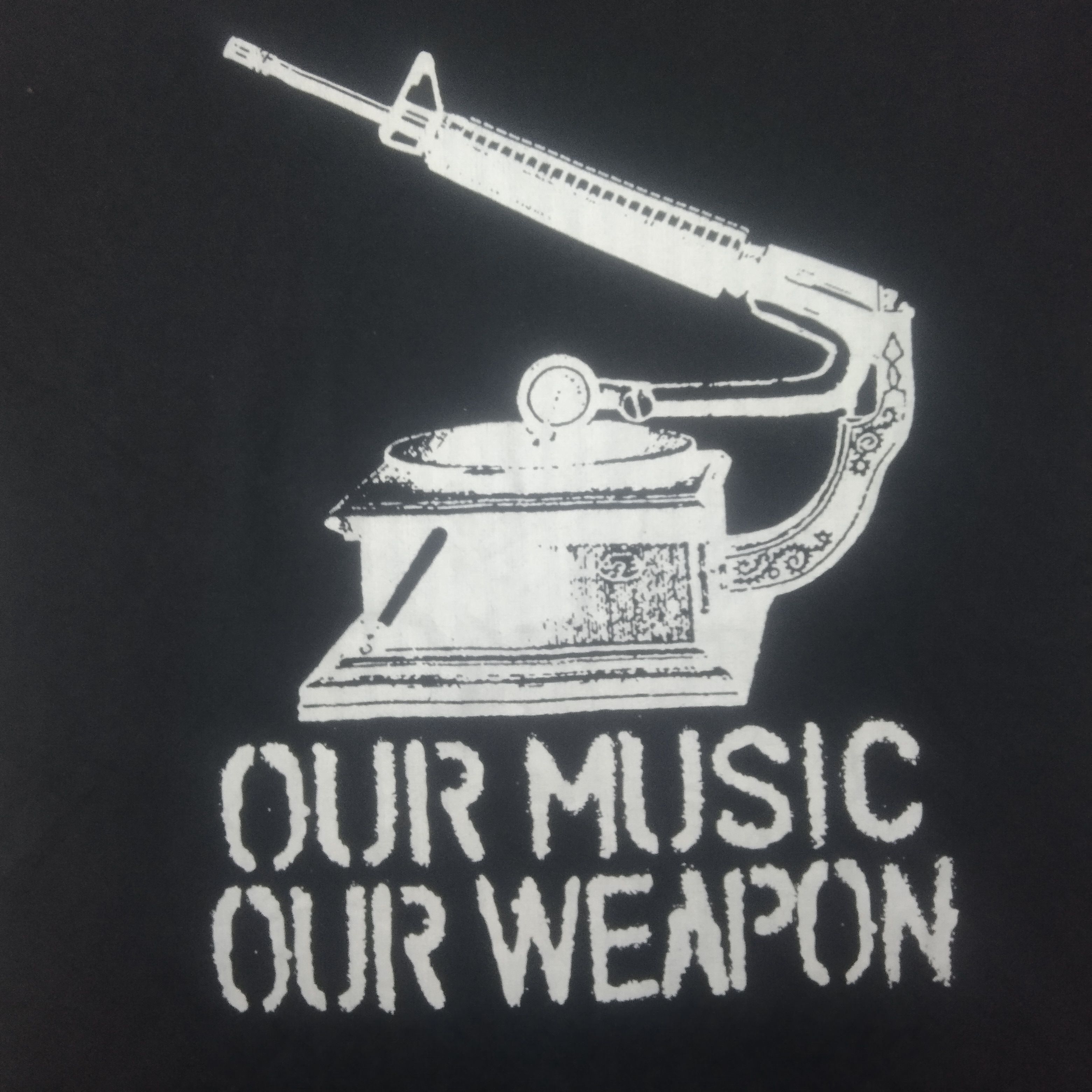 Band Tees × Gildan Our Music Our Weapon ( Punk/Rebellion ) Tee Size US M / EU 48-50 / 2 - 3 Thumbnail