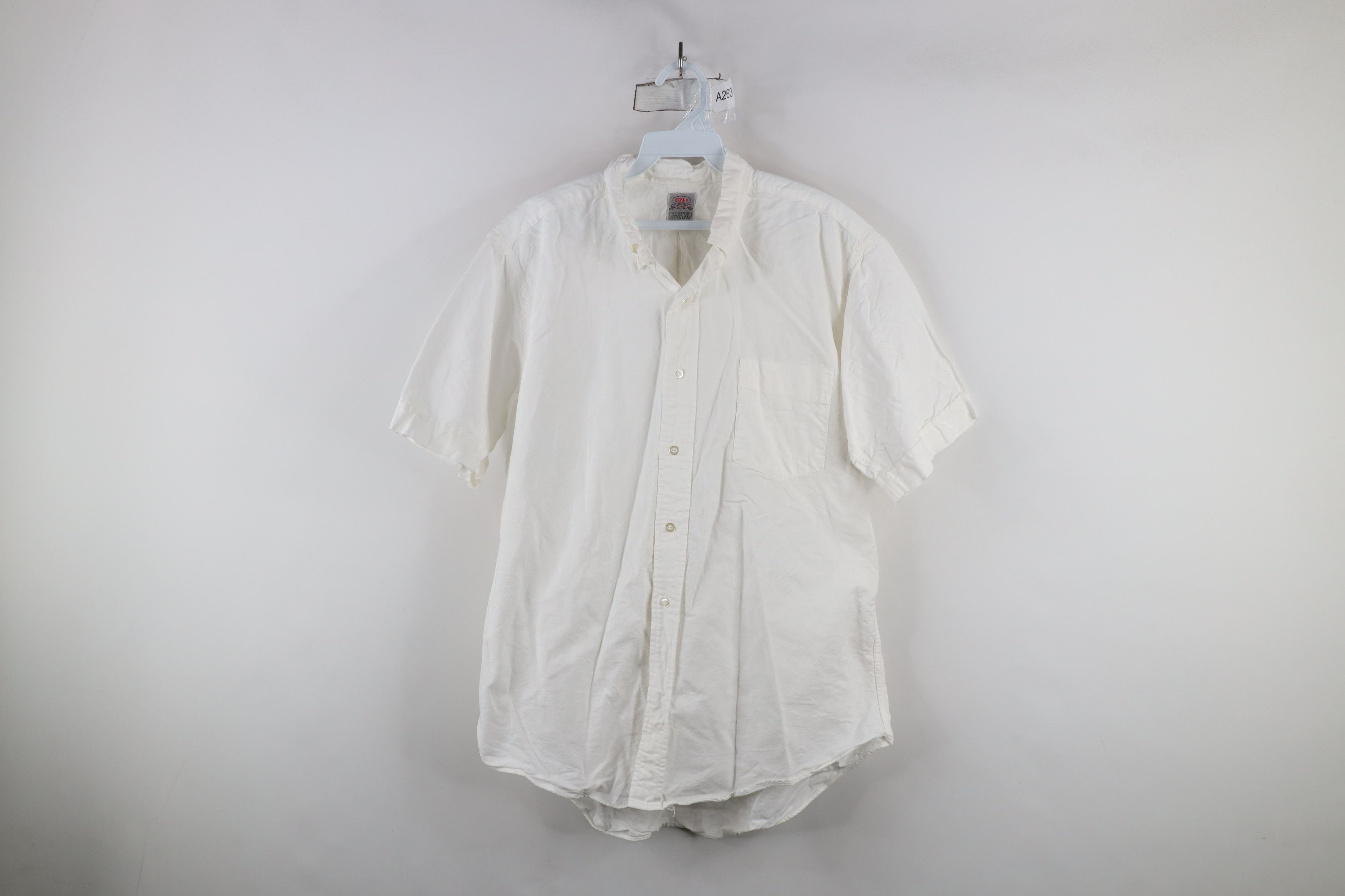 Vintage Vintage 60s Streetwear Short Sleeve Button Down Shirt USA Size US XL / EU 56 / 4 - 1 Thumbnail