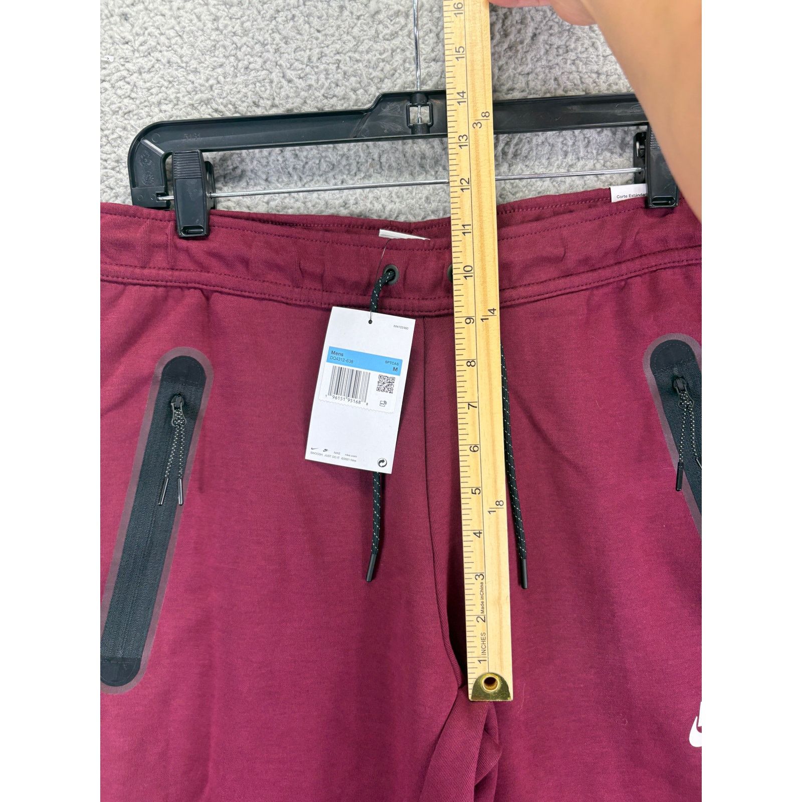 Nike Nike Tech Fleece Pants Sweatpants Mens Medium Beeet Purple M Size US 30 / EU 46 - 3 Thumbnail