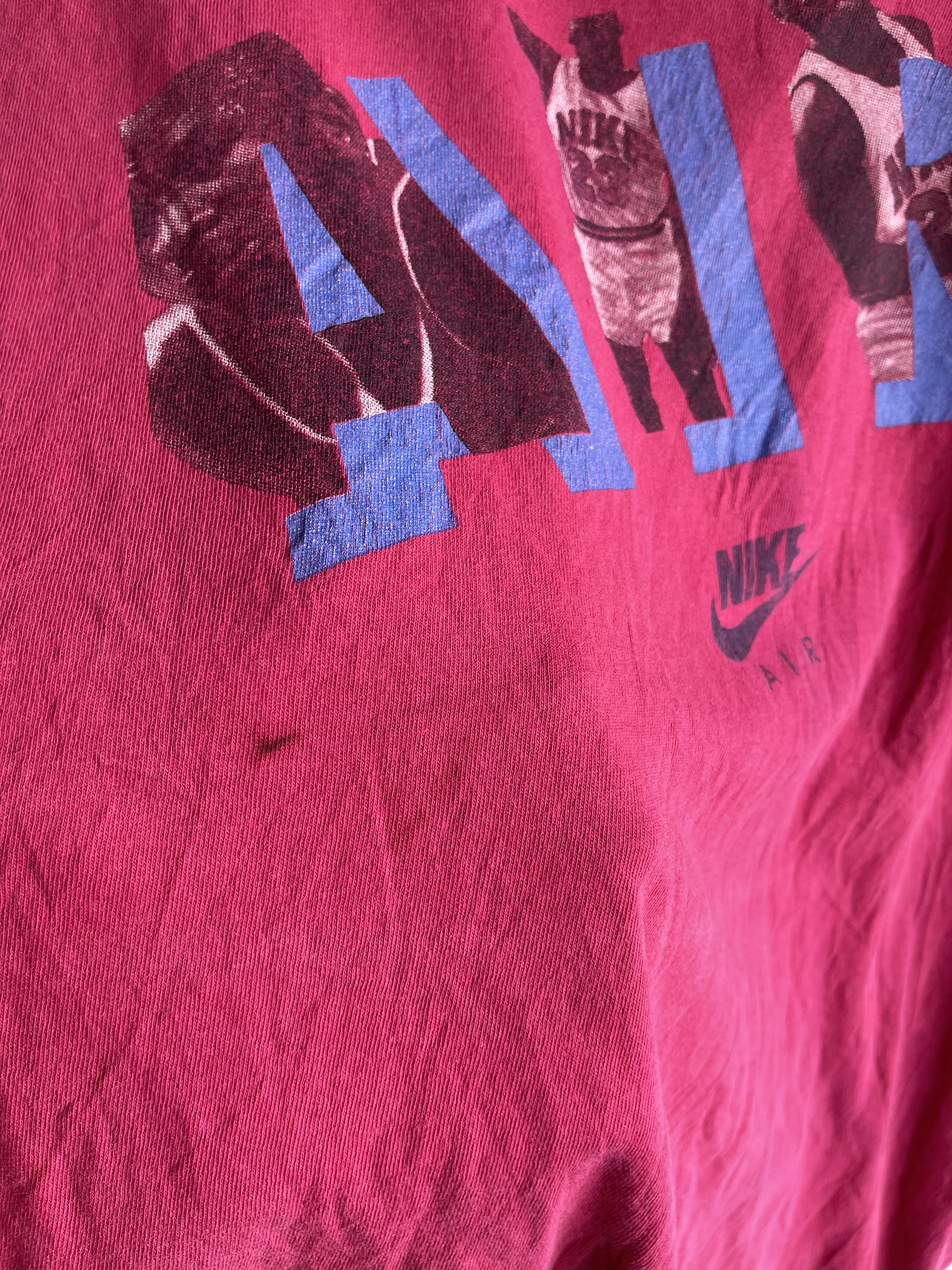 Just Don × Nike Vintage’90s🔥NIKE AIR SILVERTAB🔥Micheal Jodan SpellOut Tshirt Size US XL / EU 56 / 4 - 8 Thumbnail