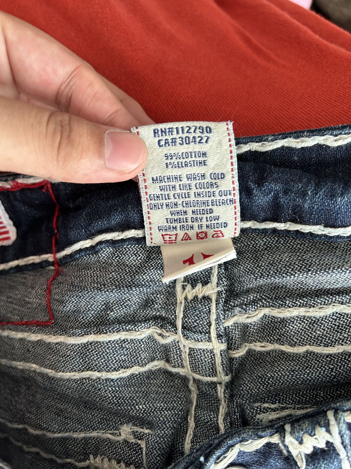 True Religion True Religion Thick Thread Jeans Size 26" / US 2 / IT 38 - 16 Thumbnail