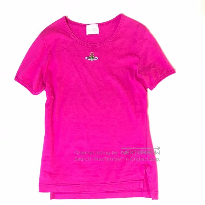 Vivienne Westwood Vivienne Westwood Iconic large planet embroidery rose red Size M / US 6-8 / IT 42-44 - 2 Thumbnail