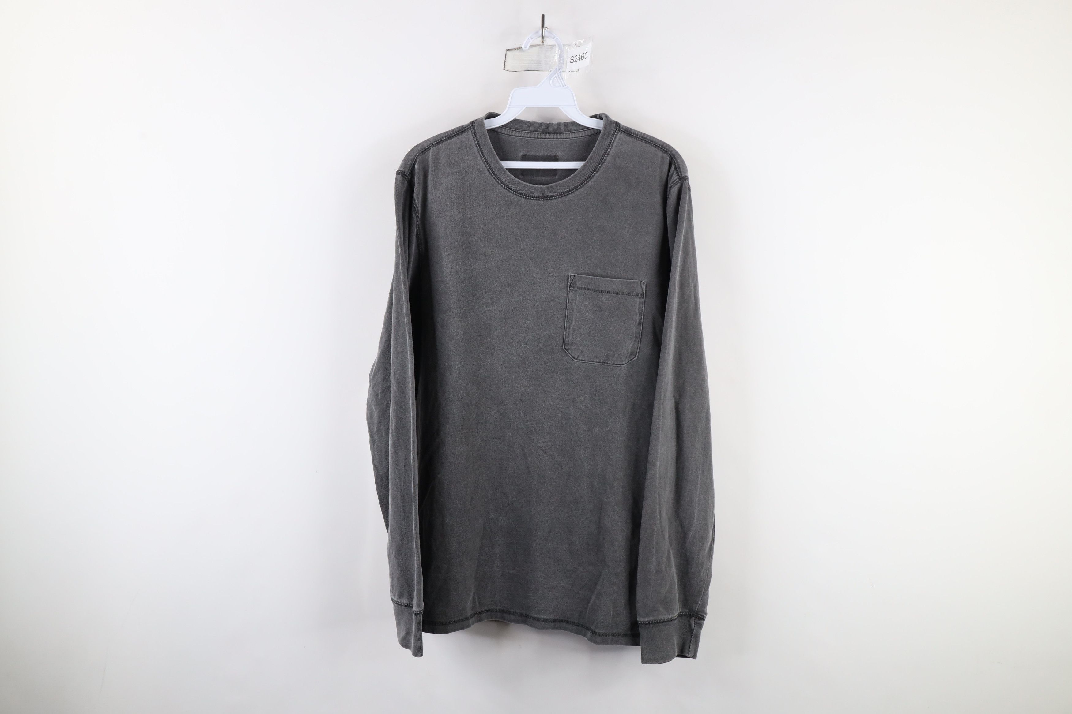 Vintage Vintage 90s Streetewar Stonewash Long Sleeve T-Shirt Gray Size US M / EU 48-50 / 2 - 1 Thumbnail
