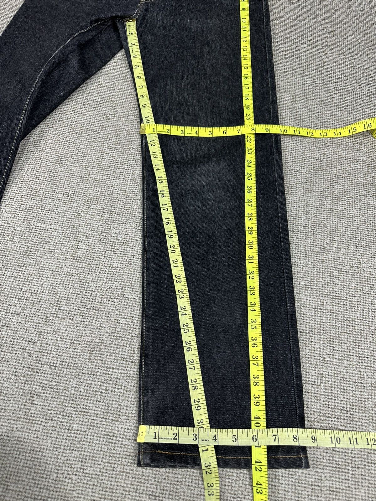 Kenzo Vintage Kenzo Black Denim 31x32 D774 Size US 31 - 9 Thumbnail