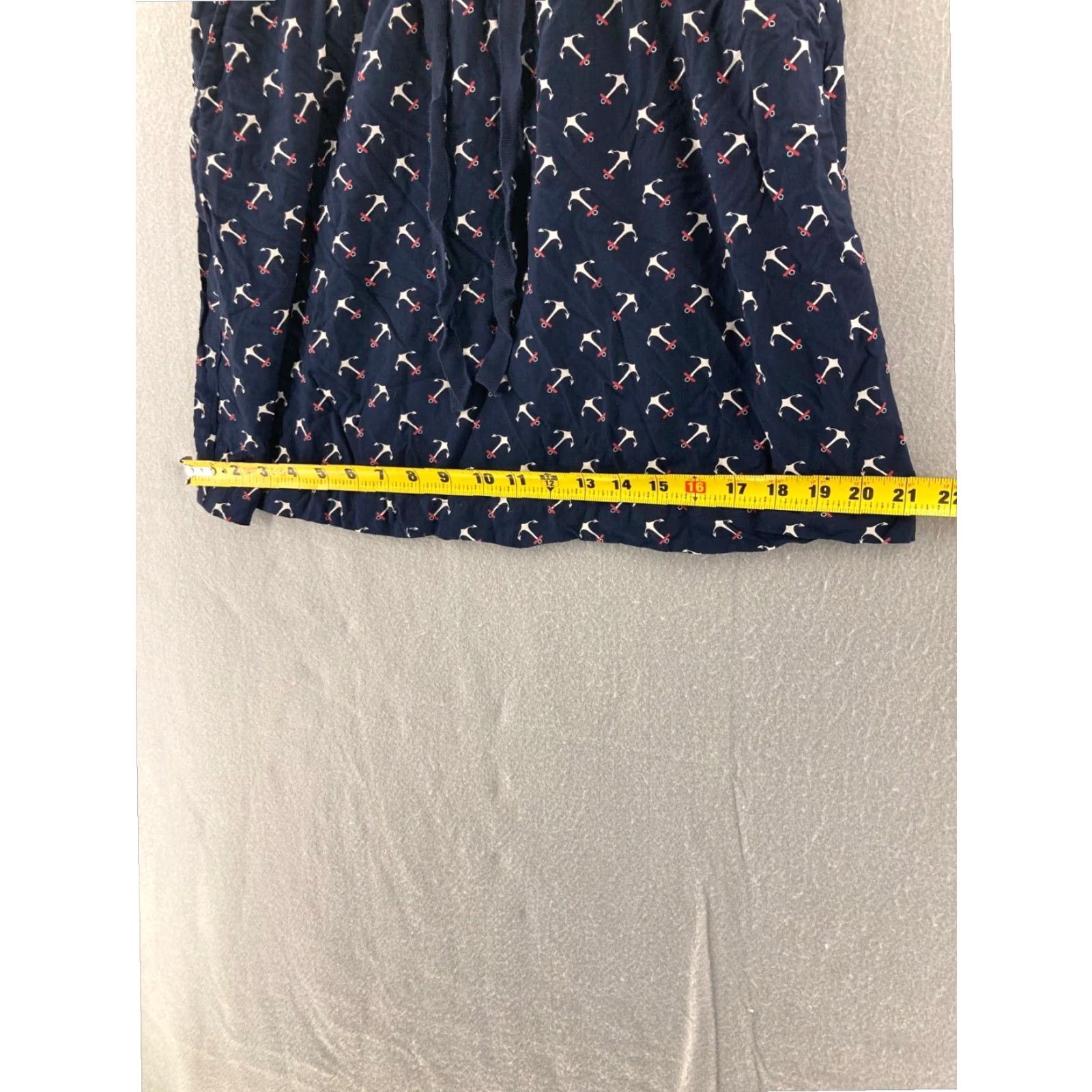 Tommy Hilfiger Tommy Hilfiger Womens Skirt Small Blue Ship Anchors Size 28" / US 6 / IT 42 - 3 Thumbnail