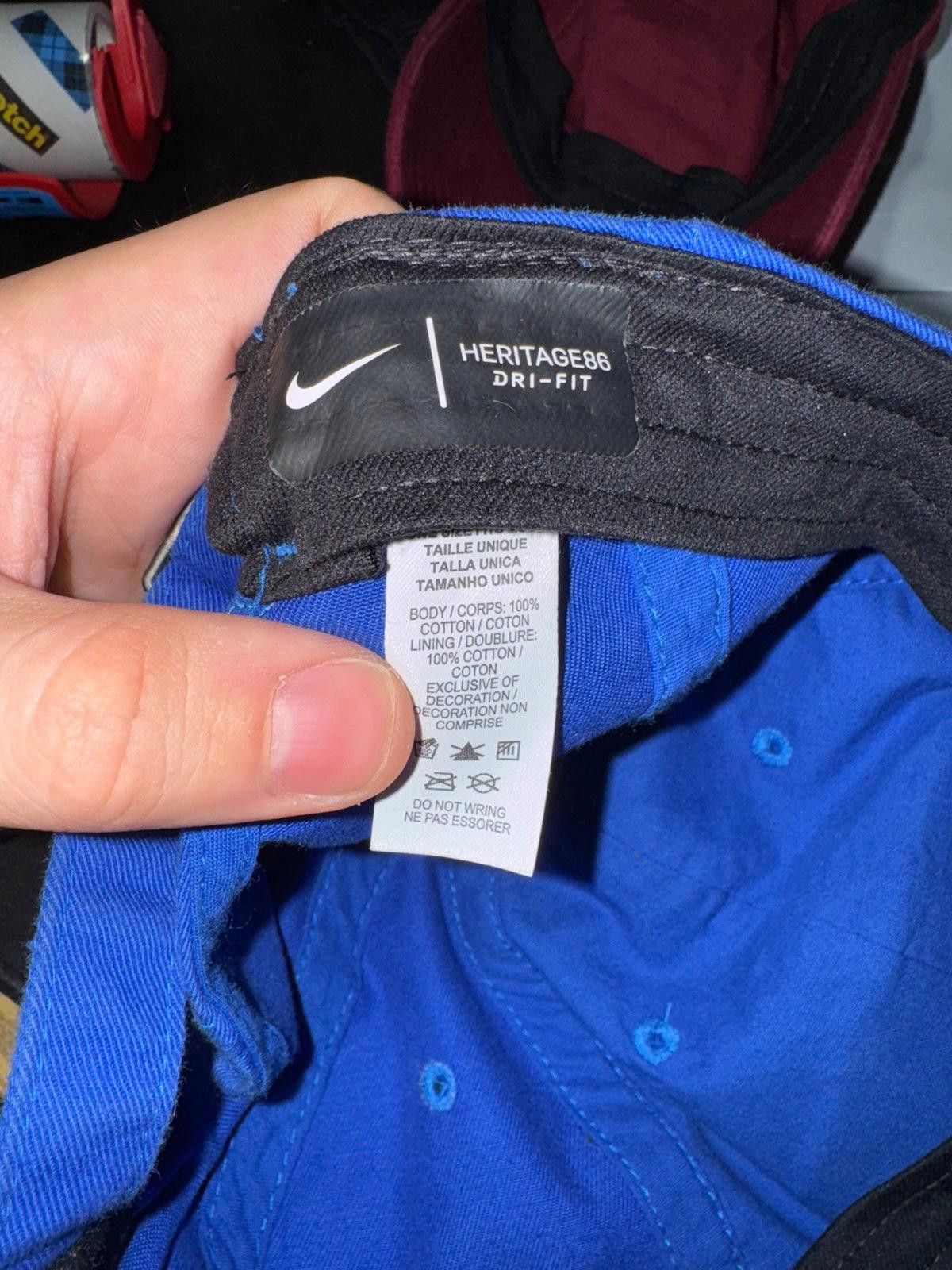 Nike Vintage Y2K Nike Heritage86 Dri-Fit UDelaware Swoosh Cap Size ONE SIZE - 5 Thumbnail
