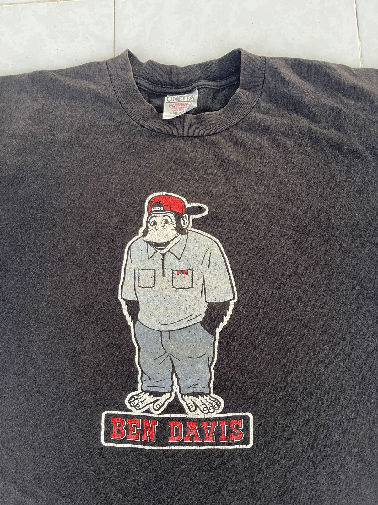 Ben Davis Thrashed 90's Vintage Ben Davis Gorilla Disstressed Tee Size US L / EU 52-54 / 3 - 5 Thumbnail