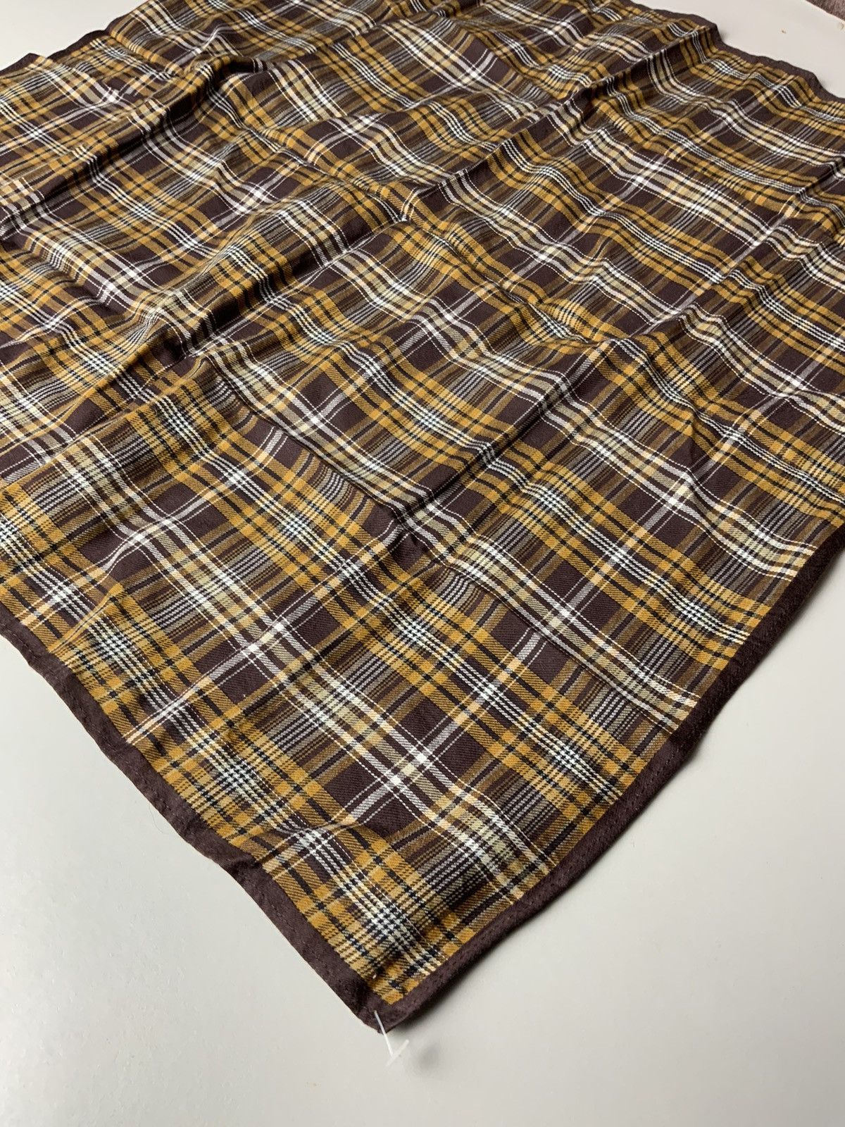 Japanese Brand Wrangler Striped Brown Vintage Japan Handkerchief Size ONE SIZE - 4 Thumbnail