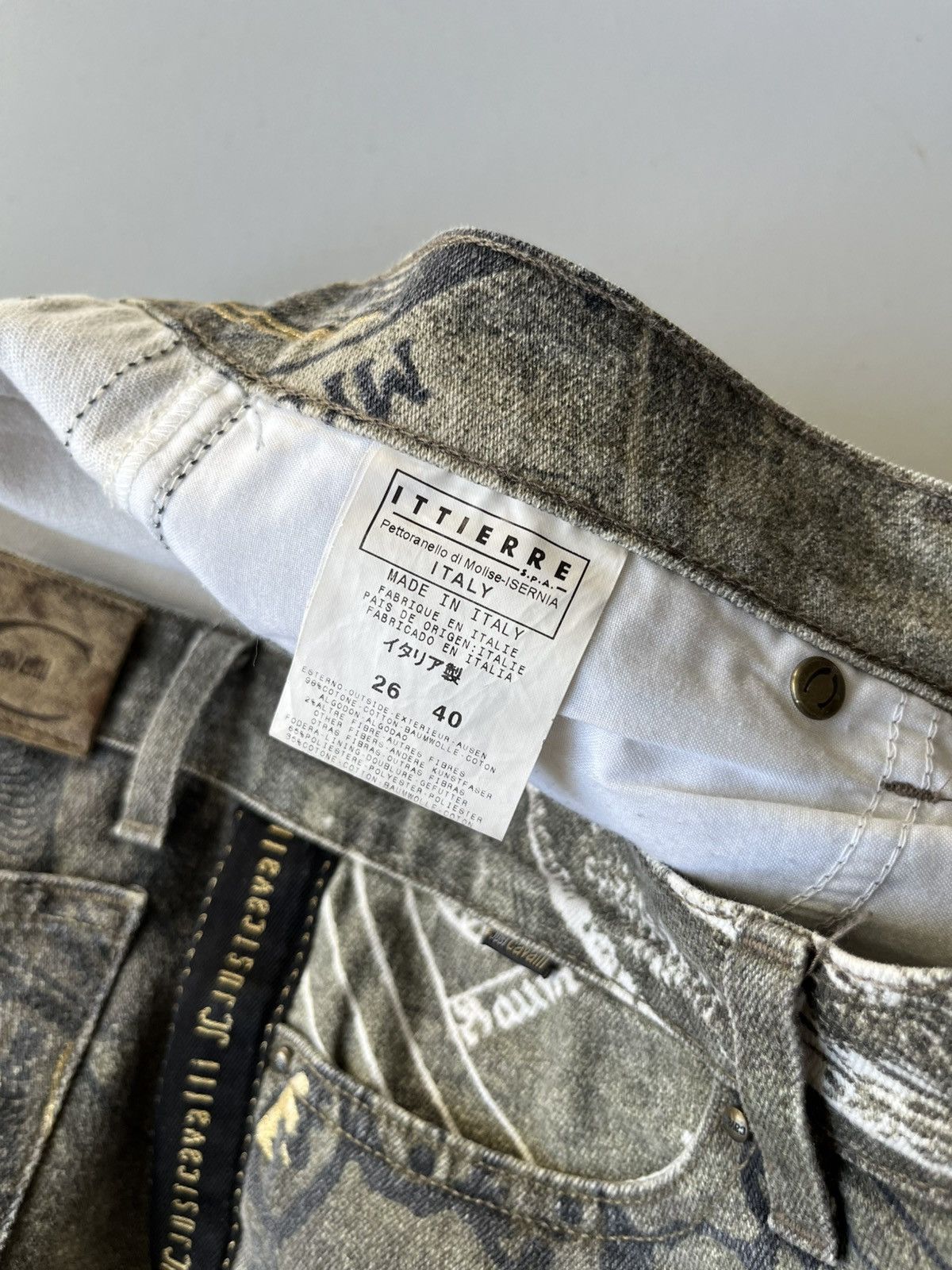 Roberto Cavalli Iconic archive Roberto Cavalli AW03 Astrology low rise jeans Size US 30 / EU 46 - 14 Thumbnail
