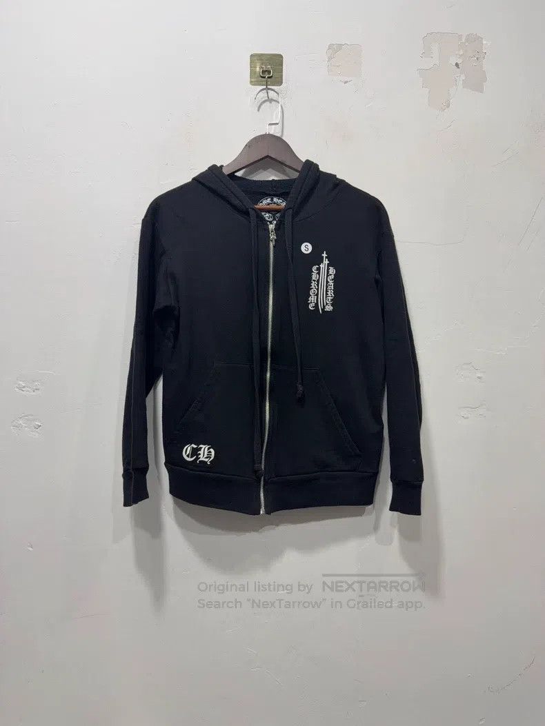 Chrome Hearts CHROME HEARTS Size S Black three-sword Sanskrit zipper hood Size US S / EU 44-46 / 1 - 1 Thumbnail