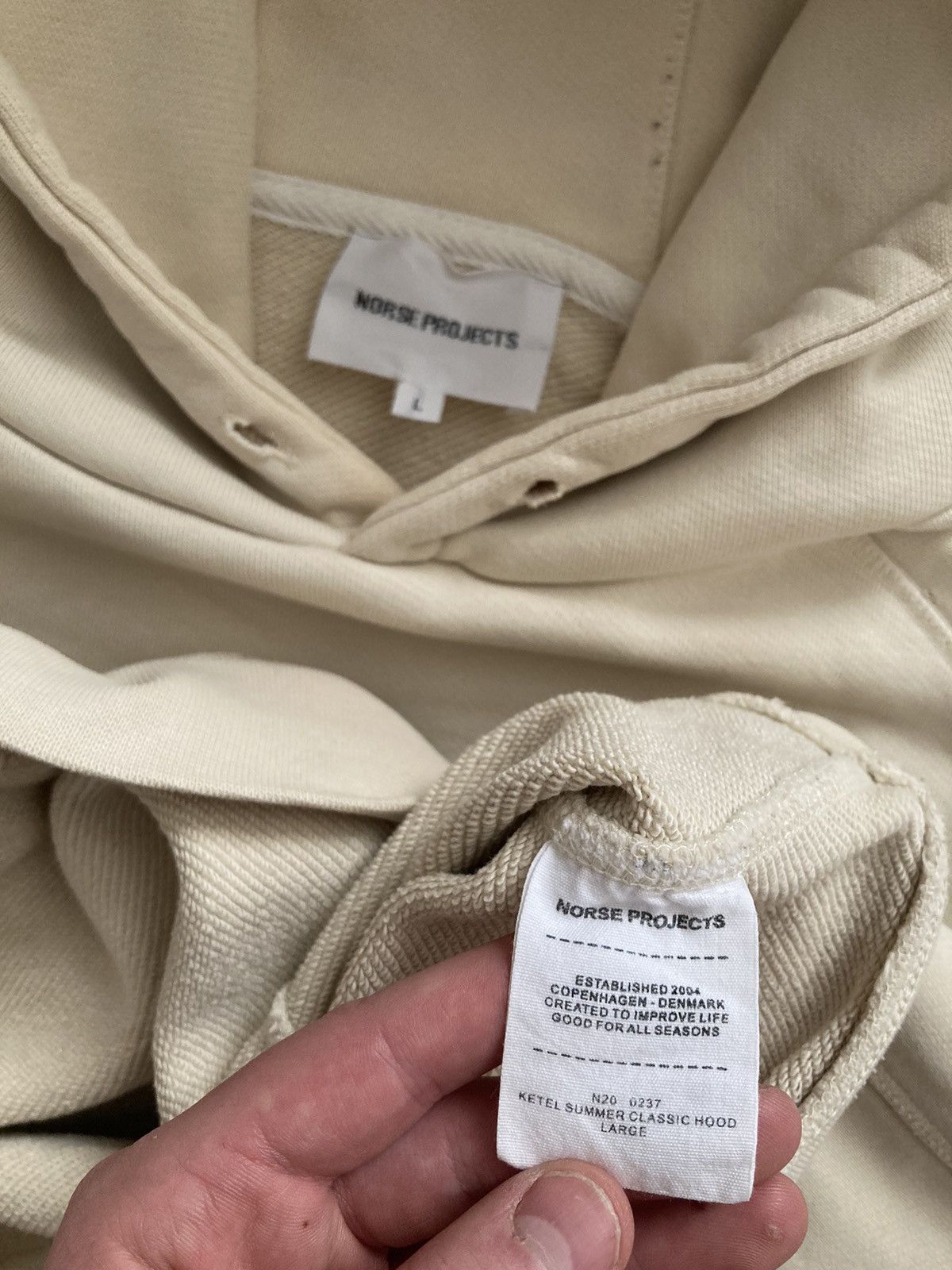 Norse Projects Norse project ketel hoodie S / M basic blank travis scott Size US M / EU 48-50 / 2 - 5 Thumbnail