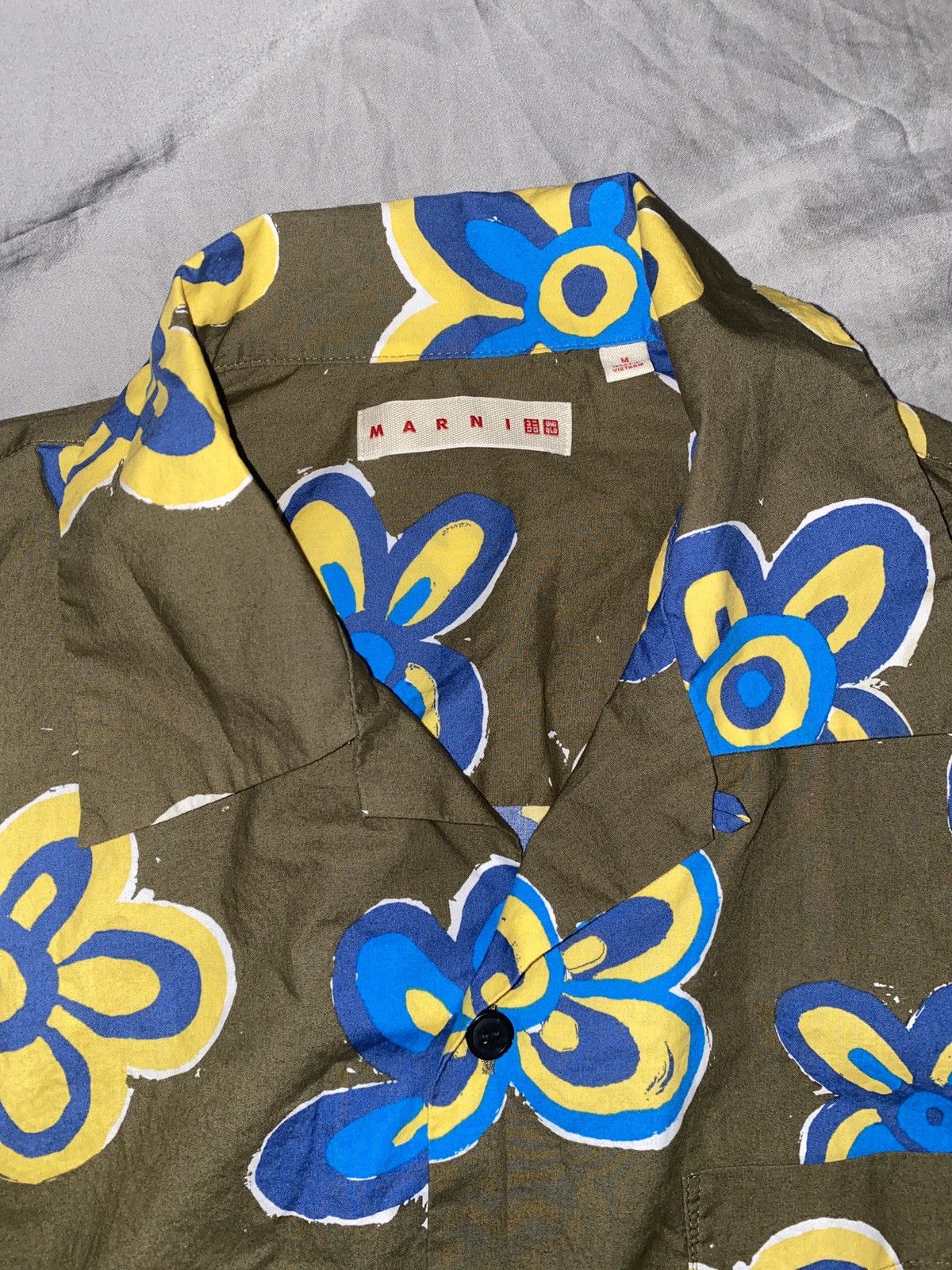 Marni Marni x Uniqlo Floral bowling shirt Size US M / EU 48-50 / 2 - 4 Thumbnail