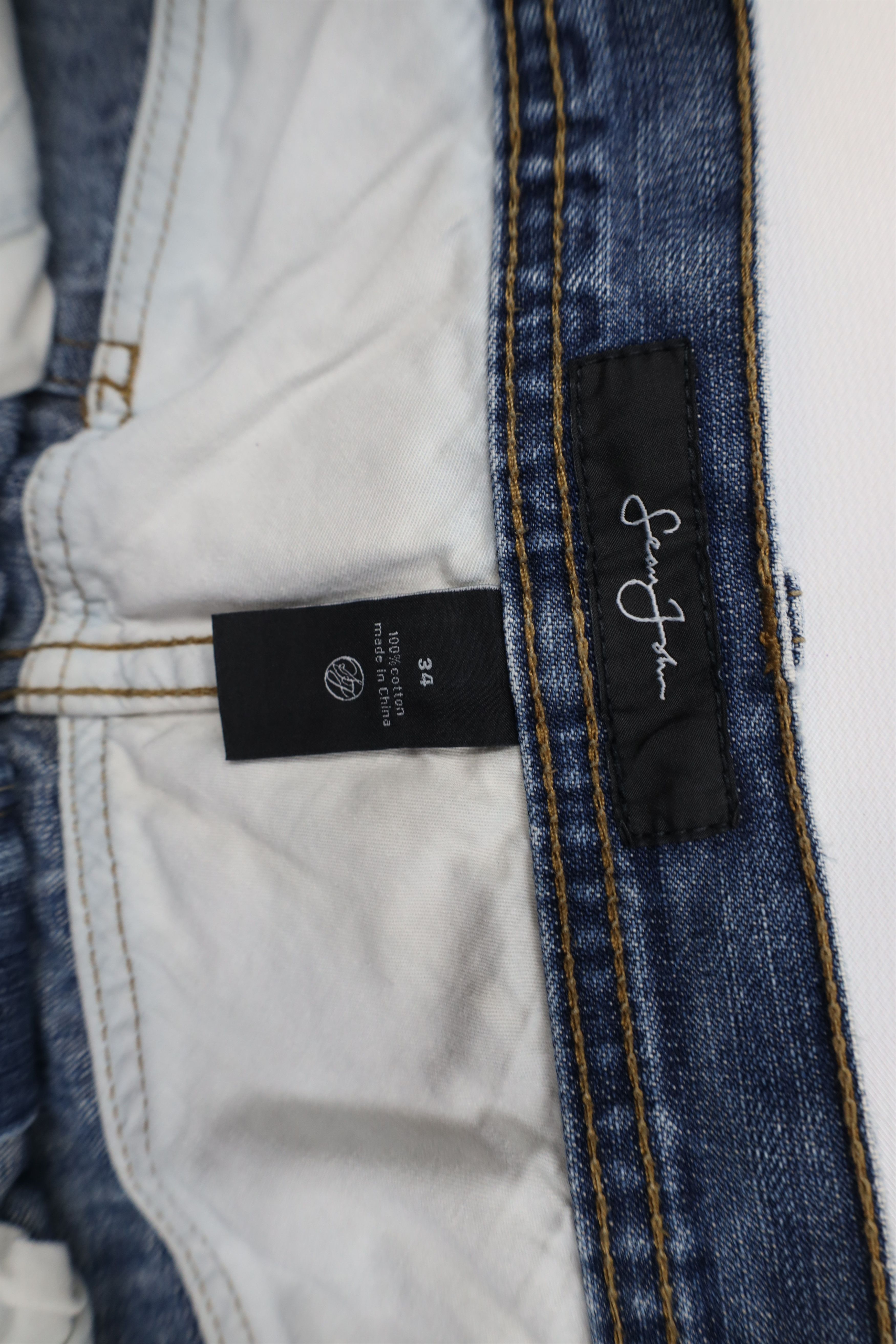 Sean John Vintage 90s Y2K Sean John Baggy Denim Jean Shorts Jorts Blue Size US 34 / EU 50 - 10 Thumbnail