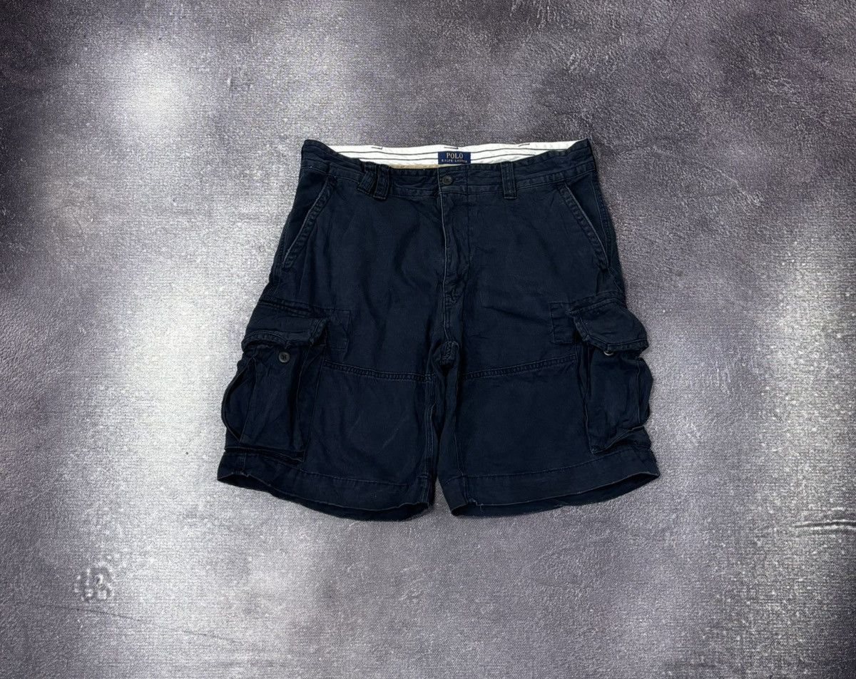 Polo Ralph Lauren Vintage Polo Ralph Lauren Y2K Military Style Cargo Shorts Size US 36 / EU 52 - 1 Thumbnail