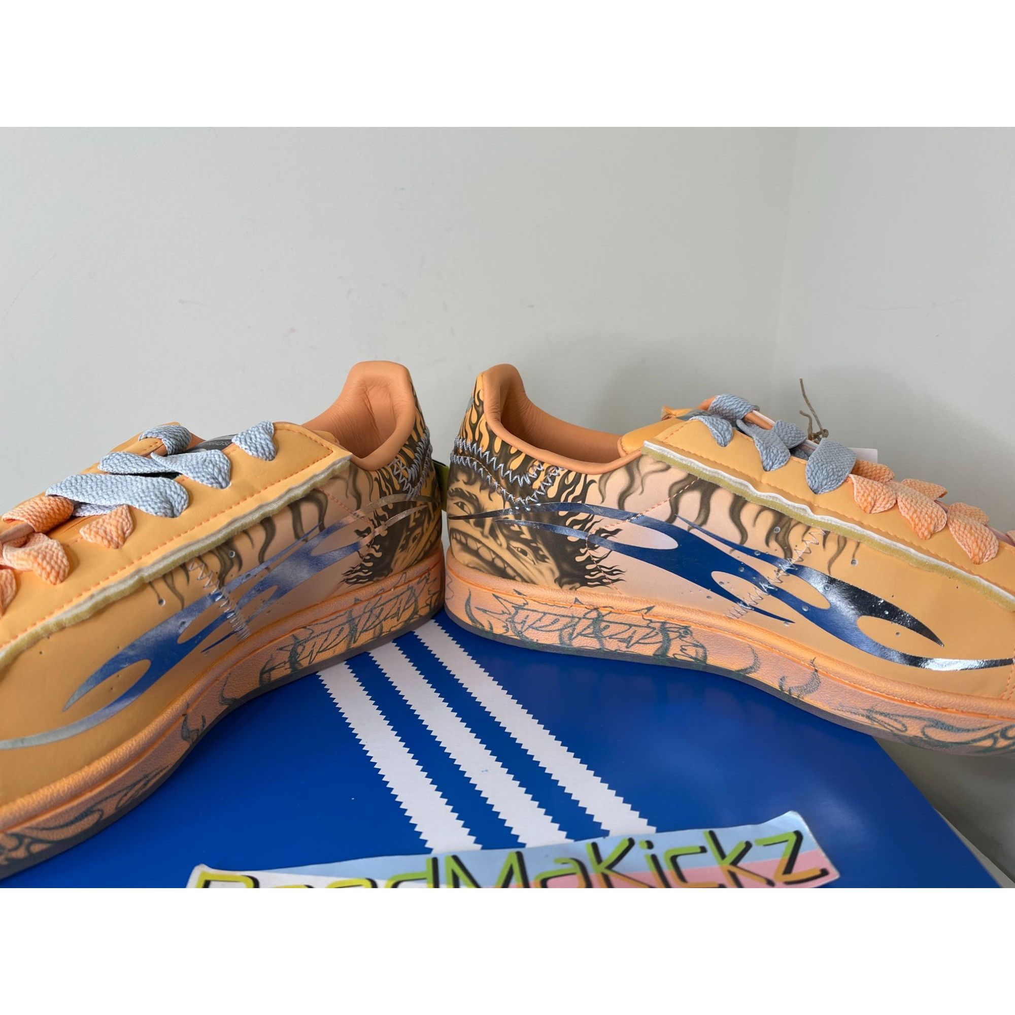 Adidas Adidas Superstar x Hellstar Hazy Orange Mens 9us Size US 9 / EU 42 - 4 Thumbnail
