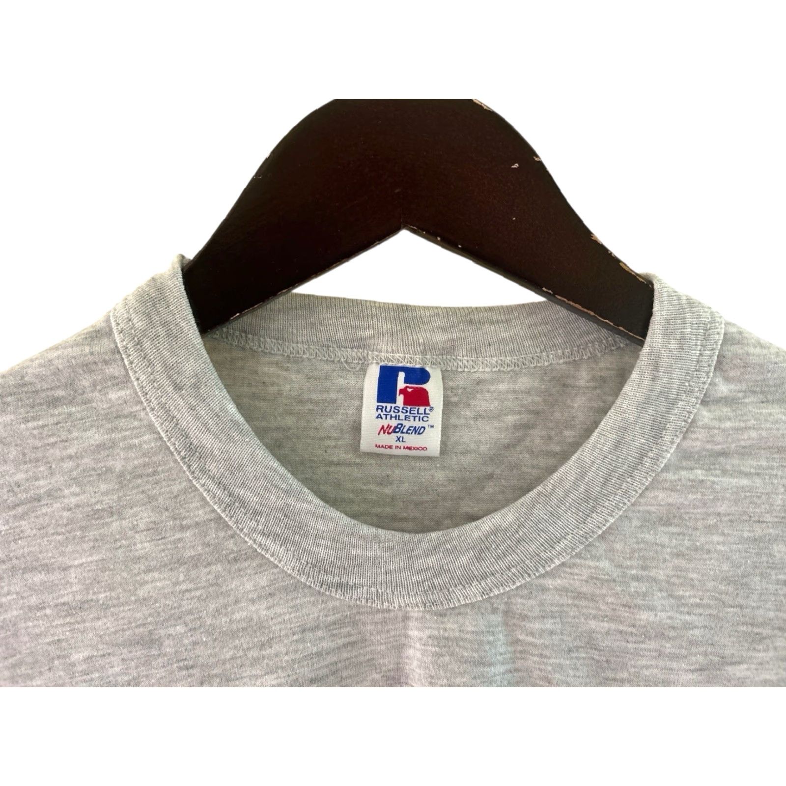 Russell Athletic VINTAGE Russell Athletic Crewneck T-Shirt Mens XL Gray 90s Deadstock NWOT Athletic 90s Mens Shirts Size US XL / EU 56 / 4 - 3 Thumbnail