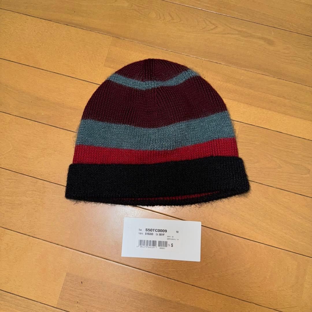 Maison Margiela AW23 4 Stitch Motif Wool Knit Beanie Cap Size ONE SIZE - 2 Thumbnail