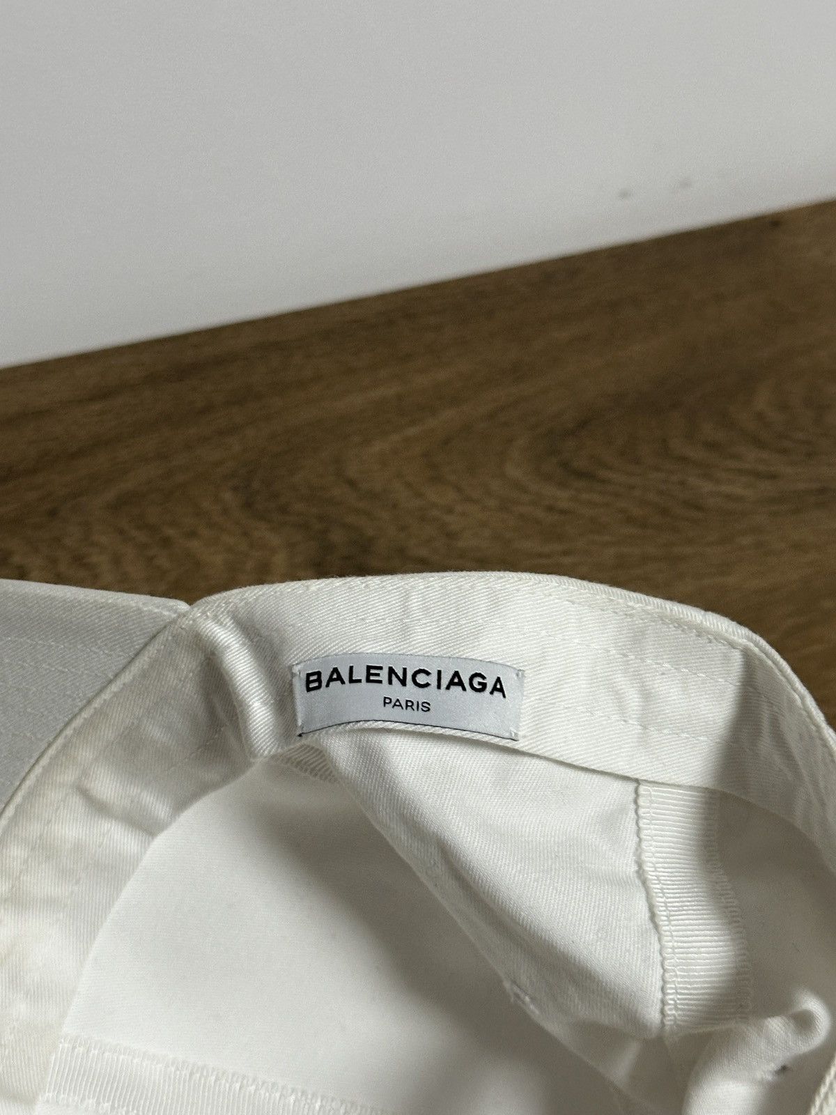 Balenciaga Balenciaga Embroidered Logo White Baseball Cap Hat Size L Size ONE SIZE - 11 Thumbnail