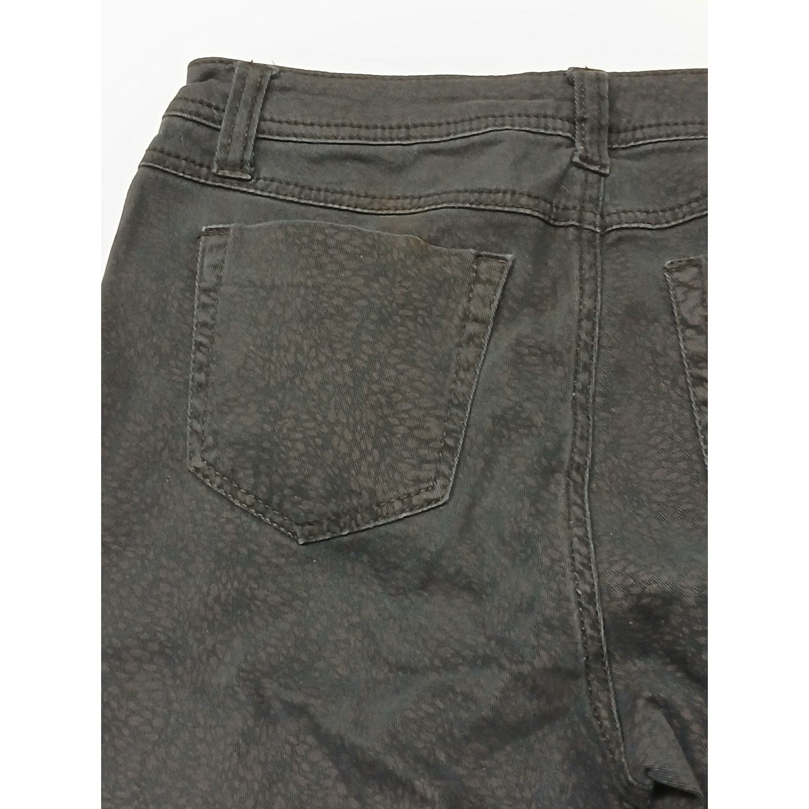 Other Baccini (10P) Women's Black Cheetah Printed Stretch Jeans Size 32" / US 10 / IT 46 - 8 Thumbnail