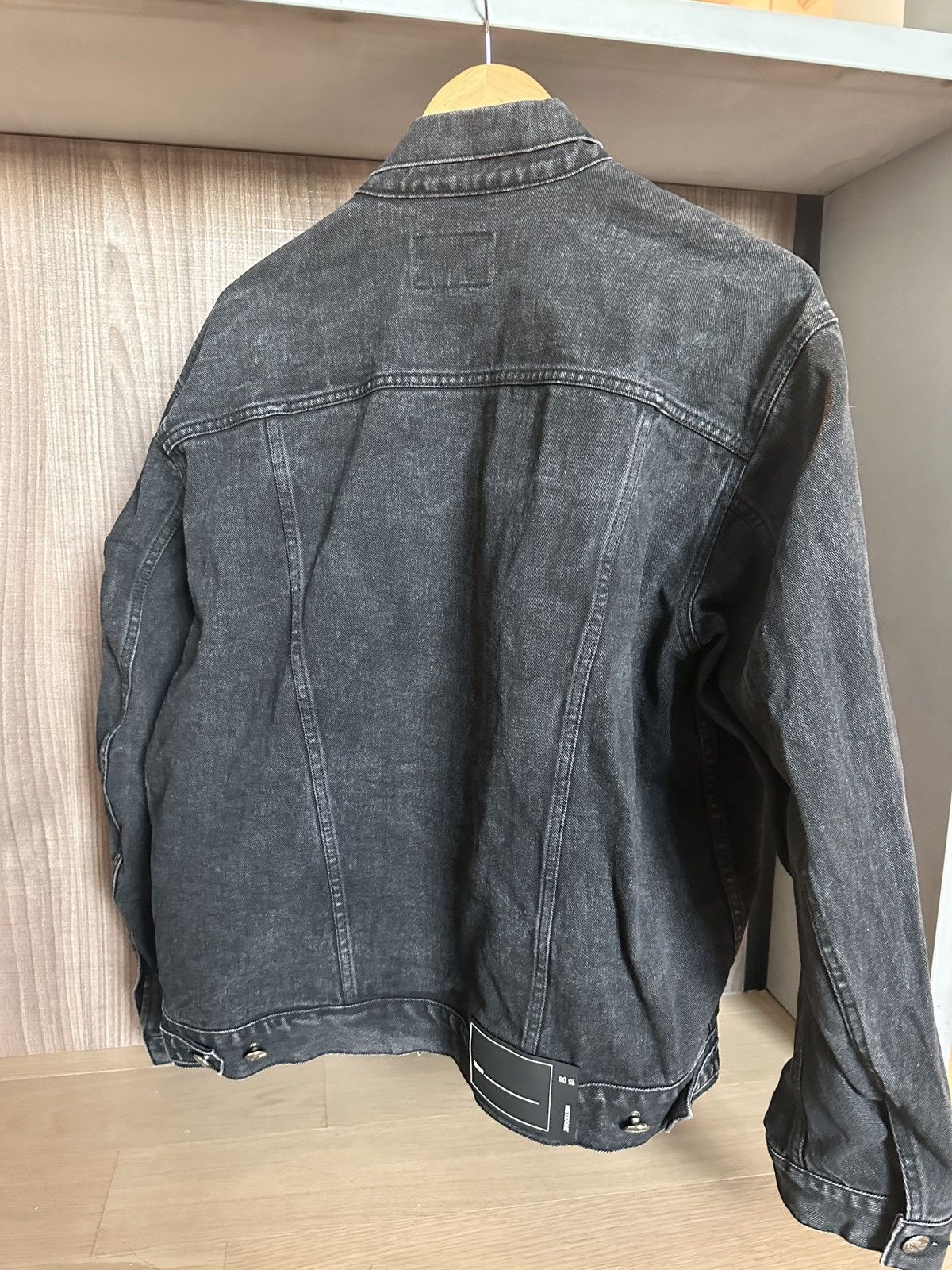 WE11DONE WE11DONE Logo Zipper Detail Denim Jacket Size S / US 4 / IT 40 - 4 Thumbnail