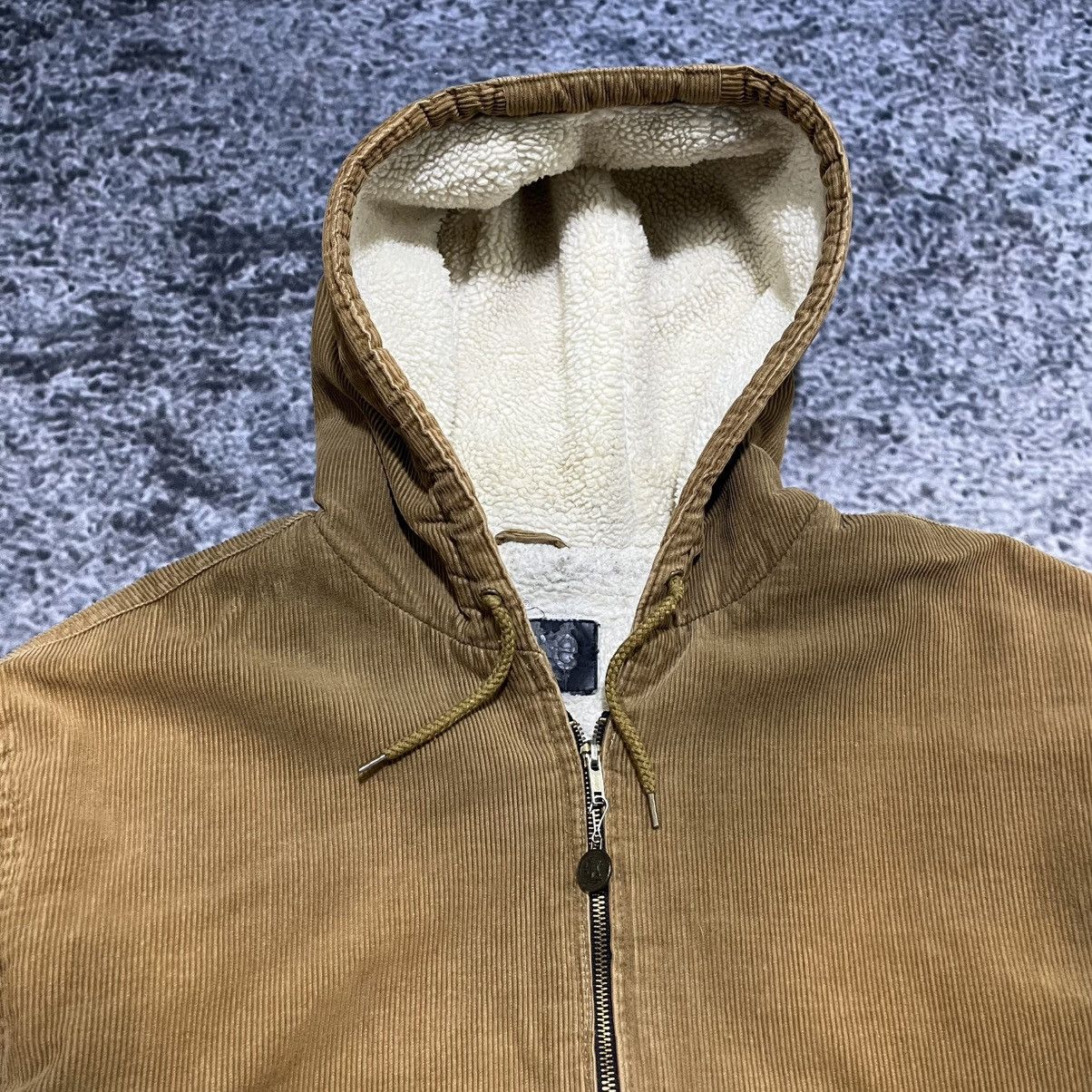 Lee Vintage Lee Sherpa Lined Corduroy Jacket Hooded Medium Size US M / EU 48-50 / 2 - 5 Thumbnail