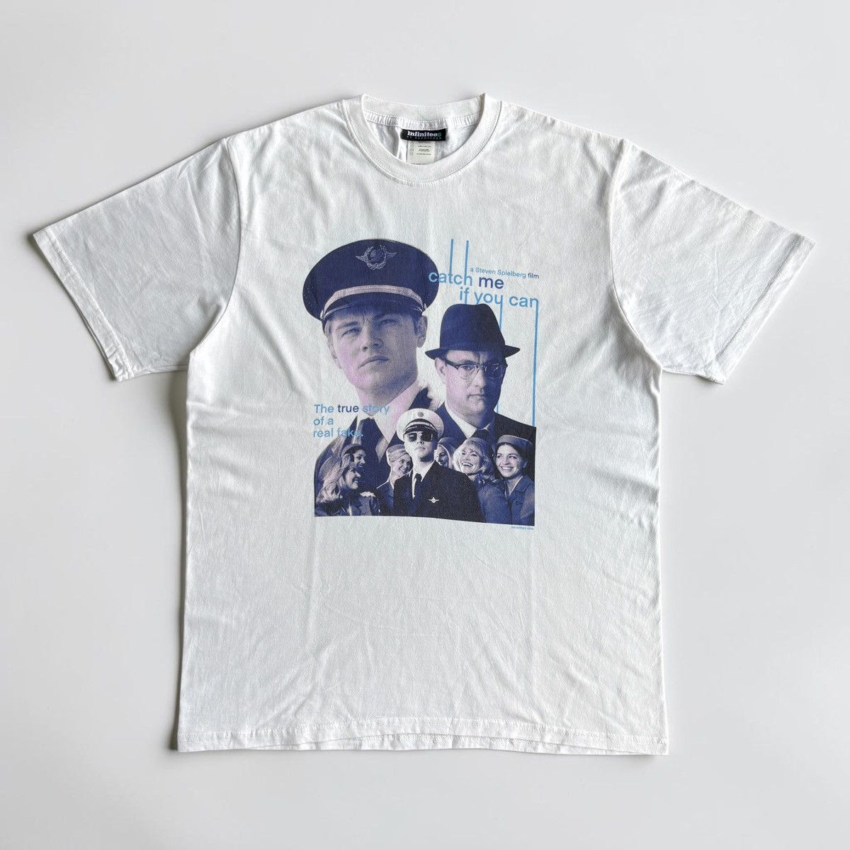 Vintage Movie Tee Catch Me If You Can - Frank Abagnale Jr Size US XL / EU 56 / 4 - 1 Thumbnail