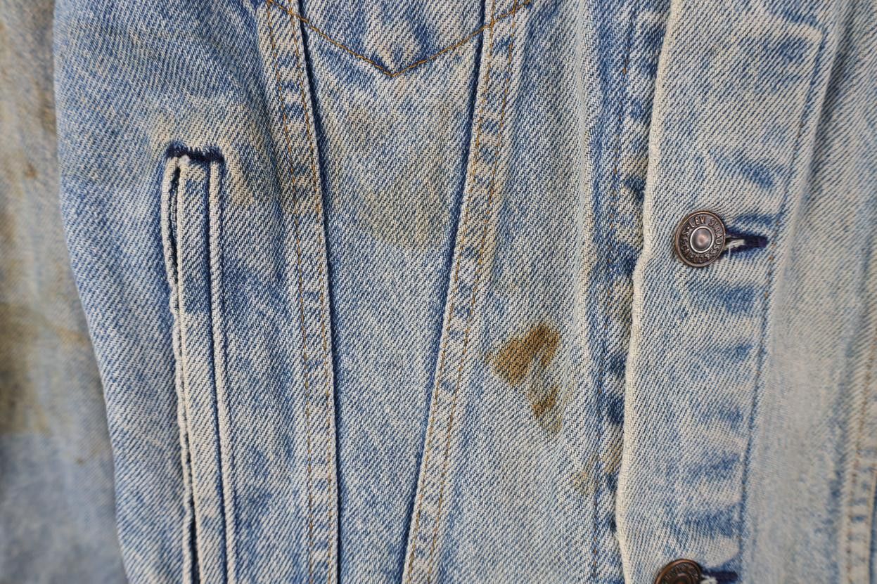 Levi's Vintage 80s Levis Denim Jean Trucker Jacket Blue USA Size US L / EU 52-54 / 3 - 7 Thumbnail