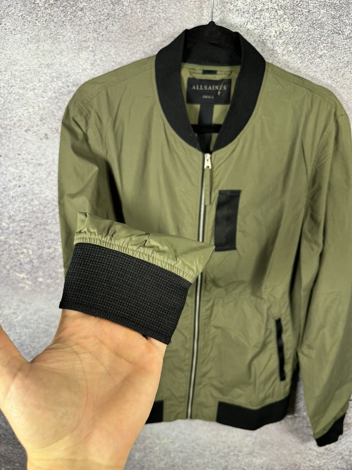 Allsaints Allsaints Sonne Bomber Nylon Men’s MJ017Q Light Jacket S sz Size US S / EU 44-46 / 1 - 8 Thumbnail