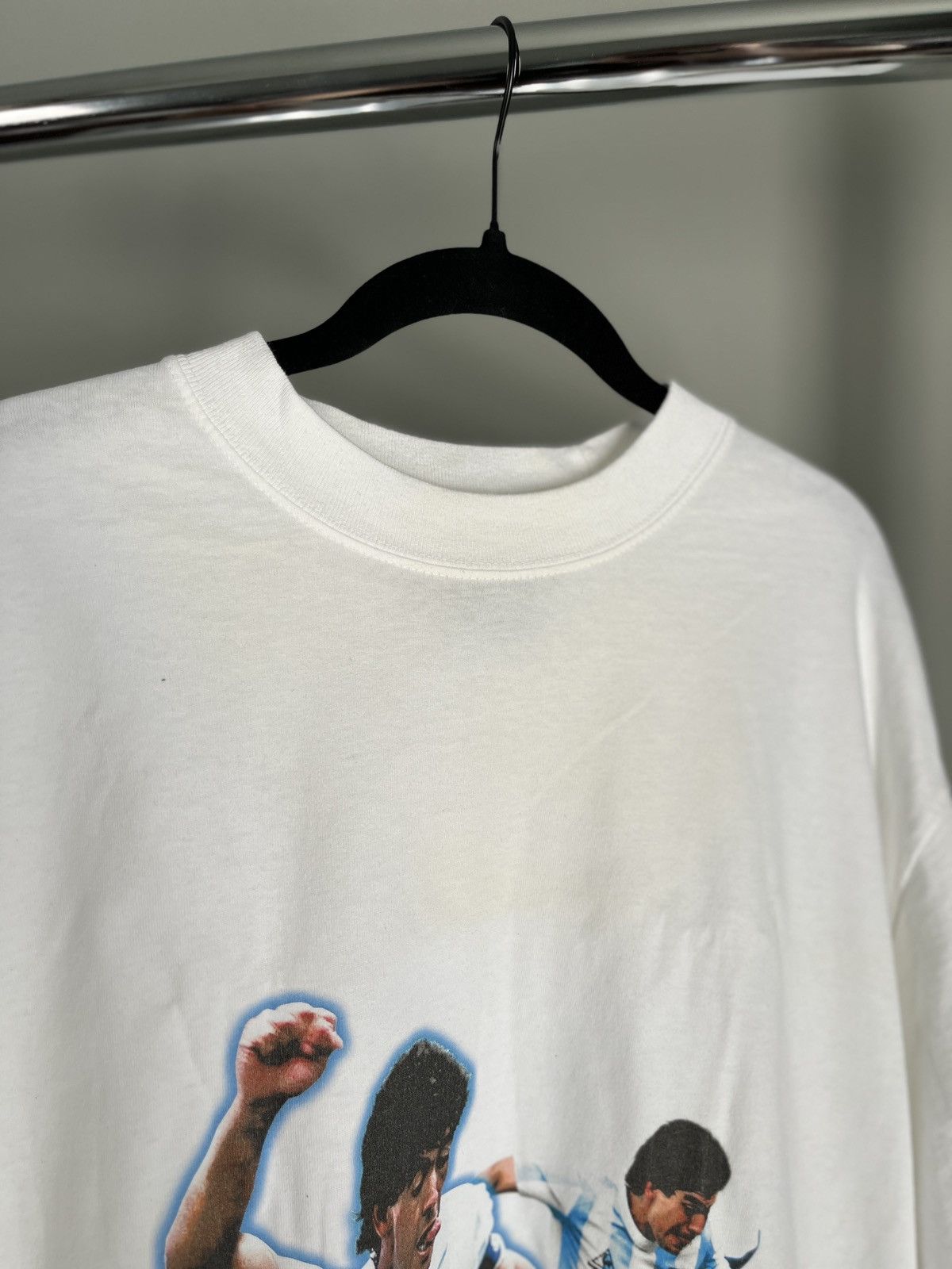 Vintage Diego Maradona Graphic Tee Shirt Size US L / EU 52-54 / 3 - 3 Thumbnail