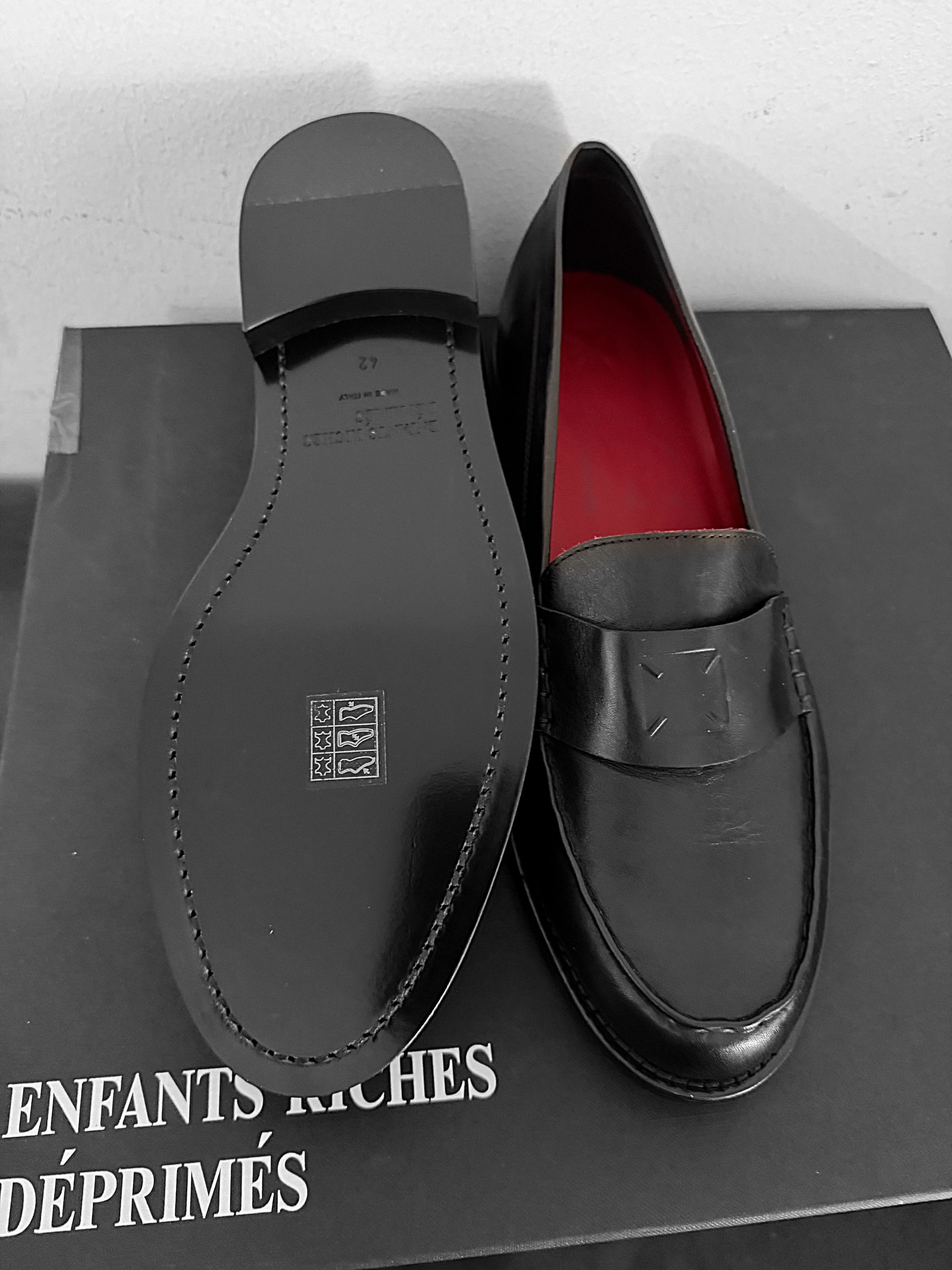 Enfants Riches Deprimes Runway SS'25 Glazed Cross Penny Loafers Size US 9 / EU 42 - 18 Thumbnail