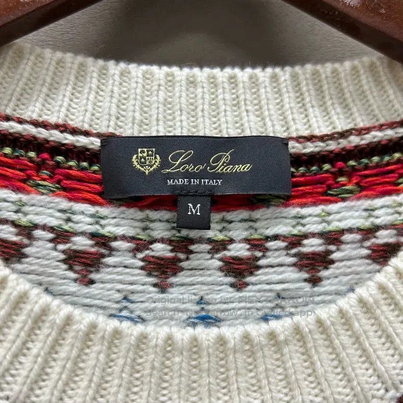 Loro Piana Loro Piana Christmas Fair Isle Sweater. Size US M / EU 48-50 / 2 - 3 Thumbnail