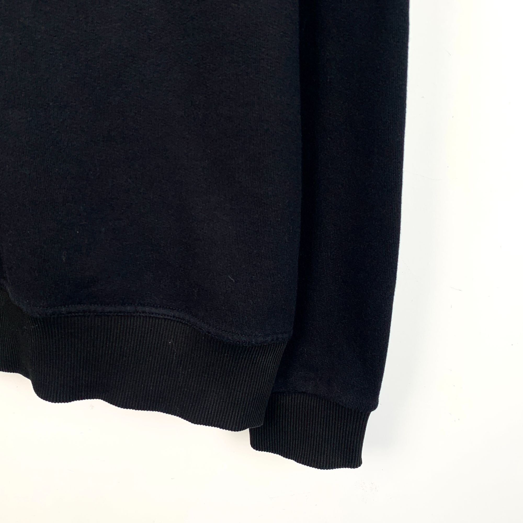 Burberry Burberry Mens Black Cotton Logo Sweatshirt Size US S / EU 44-46 / 1 - 4 Thumbnail