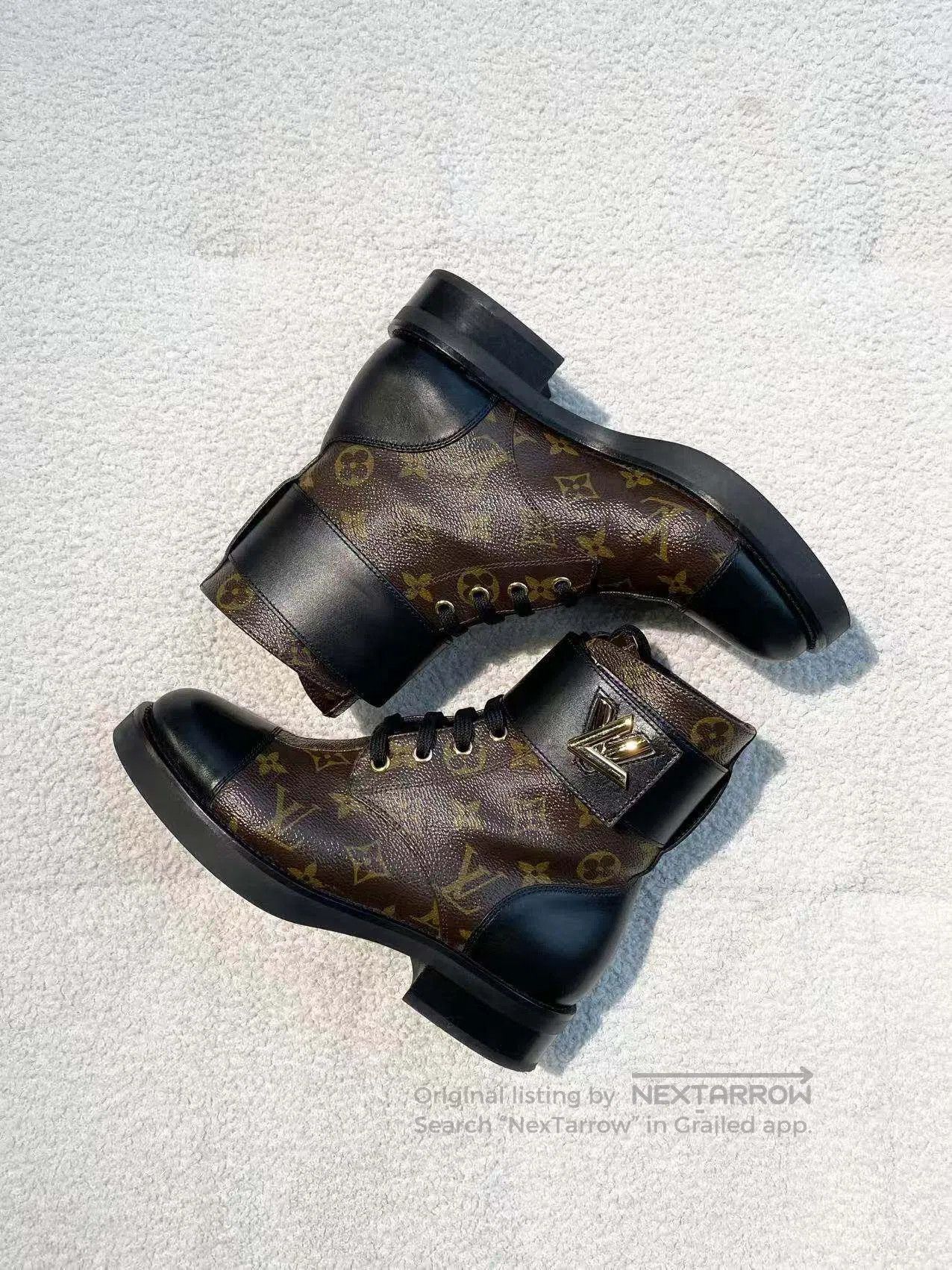 Louis Vuitton Louis Vuitton The old flower is full of half boots| Size US 6 / IT 36 - 4 Thumbnail
