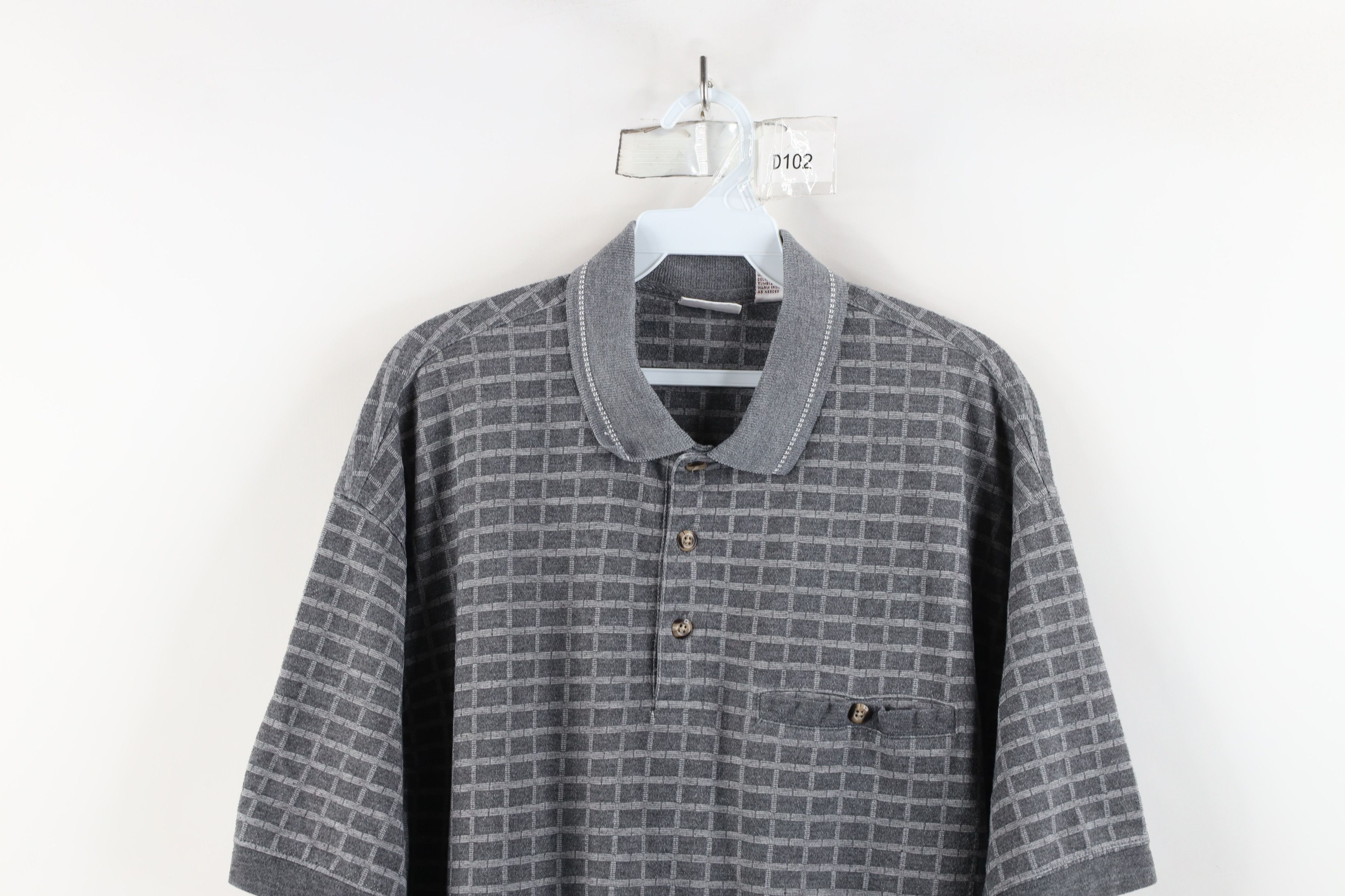Vintage Vintage 90s Streetwear Knit Collared Pullover Polo Shirt Size US M / EU 48-50 / 2 - 2 Thumbnail