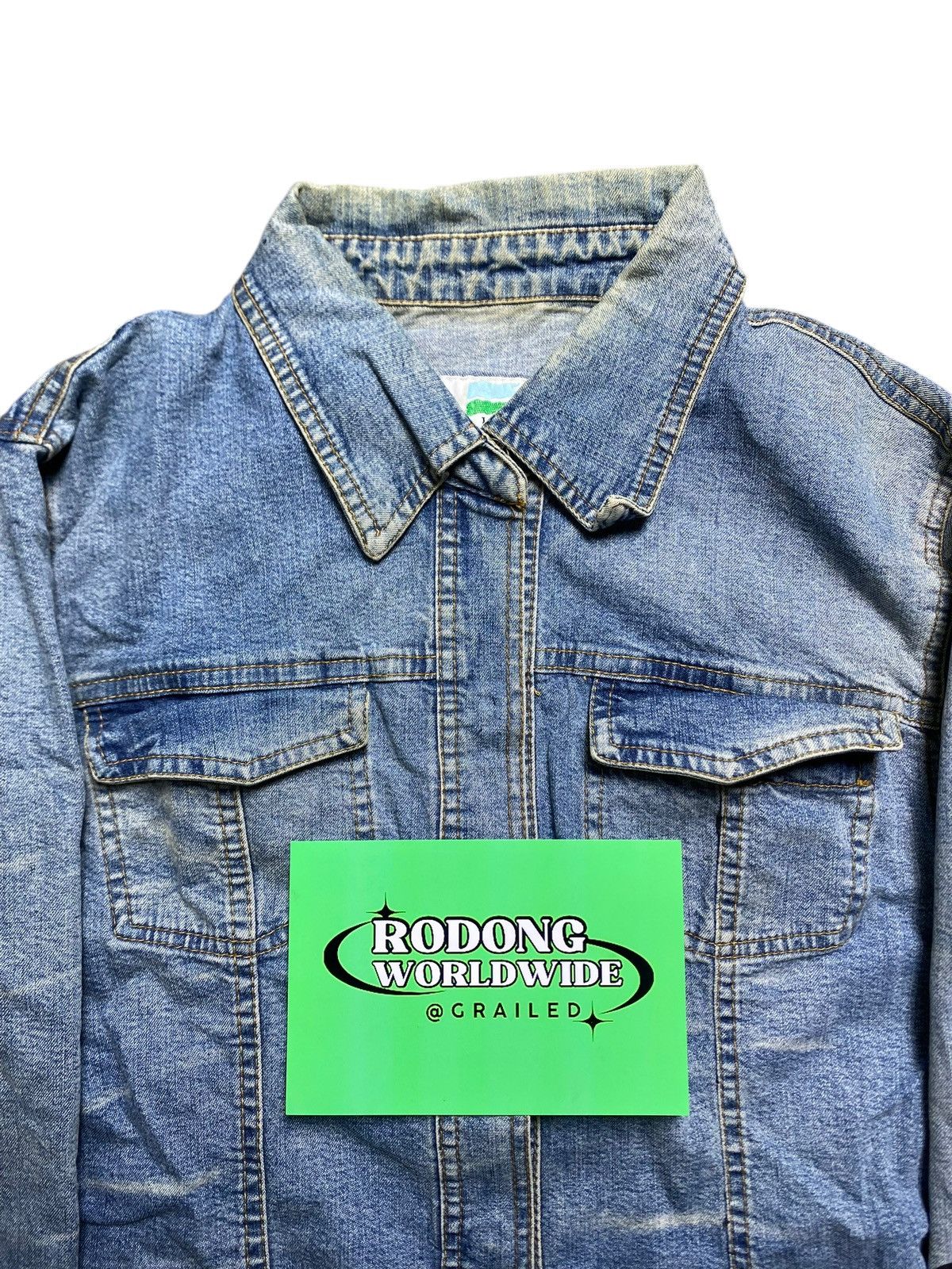 Vintage VINTAGE DENIM JACKET ONDE DE FORME Size US XS / EU 42 / 0 - 2 Thumbnail