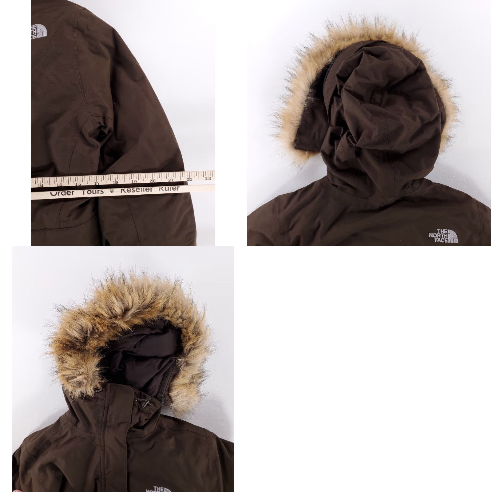The North Face The North Face Jacket Womens XS Brown Goose Down Full Zip Hyvent Faux Fur Parka Size XS / US 0-2 / IT 36-38 - 8 Thumbnail