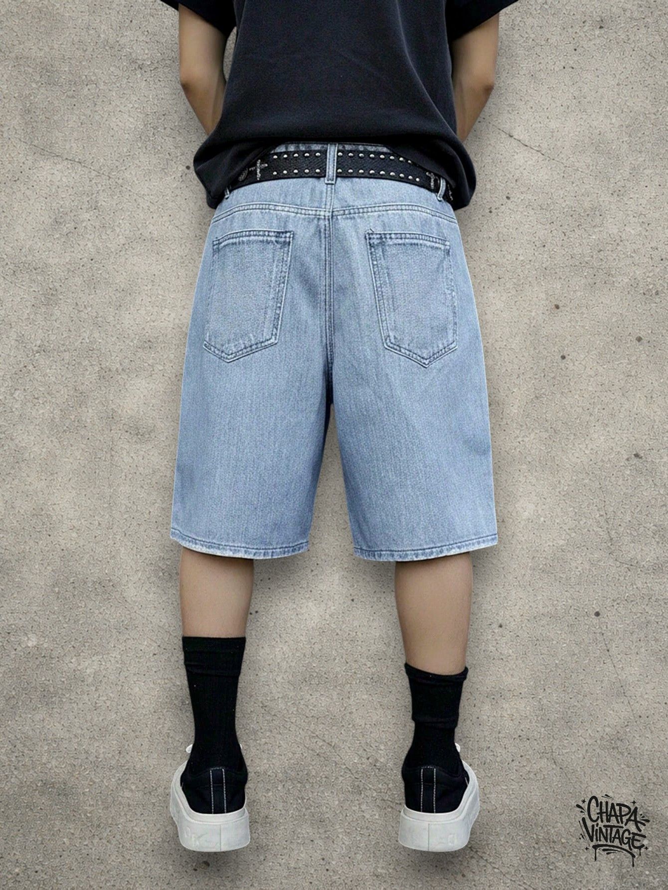 Vintage Washed jeans shorts Size US 32 / EU 48 - 4 Thumbnail