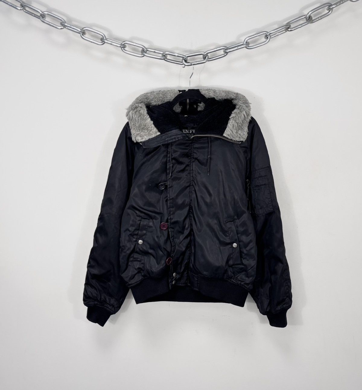 Other Vintage Sinful Y2K Rare Black N-2B Flight Bomber Jacket Size US M / EU 48-50 / 2 - 1 Thumbnail
