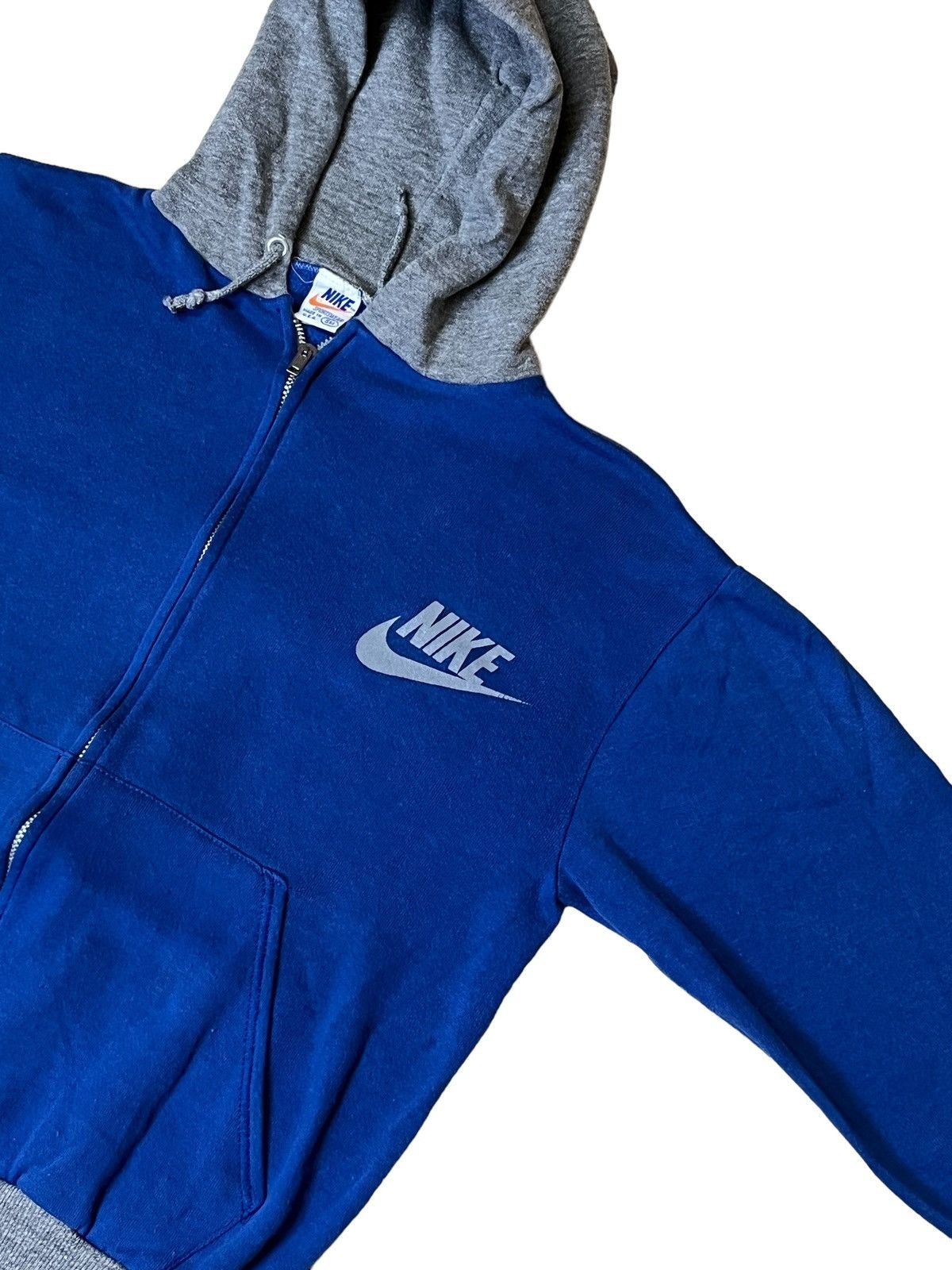 Nike RARE🔥VINTAGE 80s NIKE ORANGE TAG MADE IN USA ZIPPER HOODIES Size US S / EU 44-46 / 1 - 5 Thumbnail