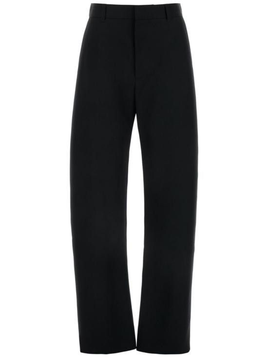 Bottega Veneta BOTTEGA VENETA Women Straight Pants 797741 V3PH01000 Black Size 25" / US 0 / IT 36 - 1 Thumbnail