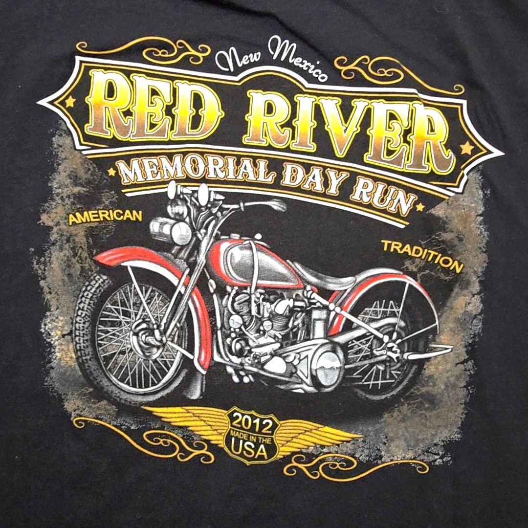 Delta 2012 Red River Memorial Day Run Motorcycle Black 2XL Shirt Size US XXL / EU 58 / 5 - 2 Thumbnail