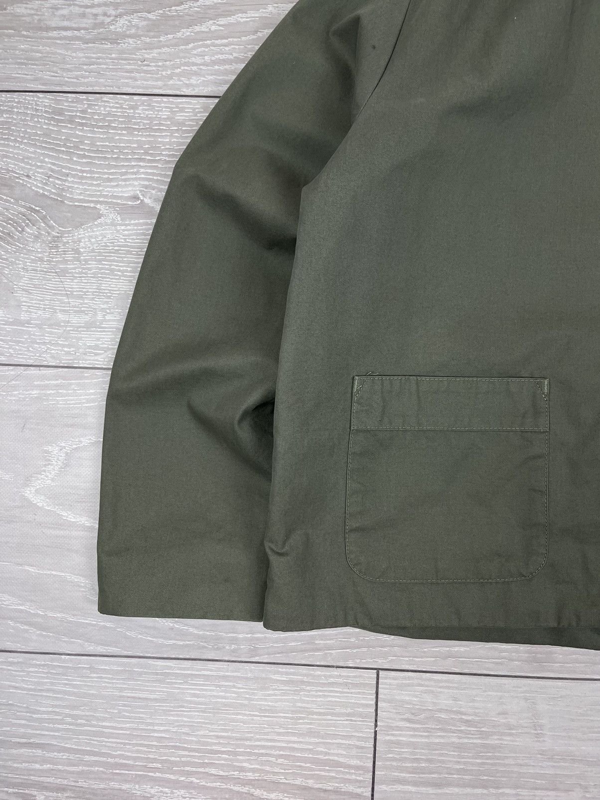 If Six Was Nine Toast Designer Green Canvas Womens Cropped Jacket Size XL / US 12-14 / IT 48-50 - 6 Thumbnail