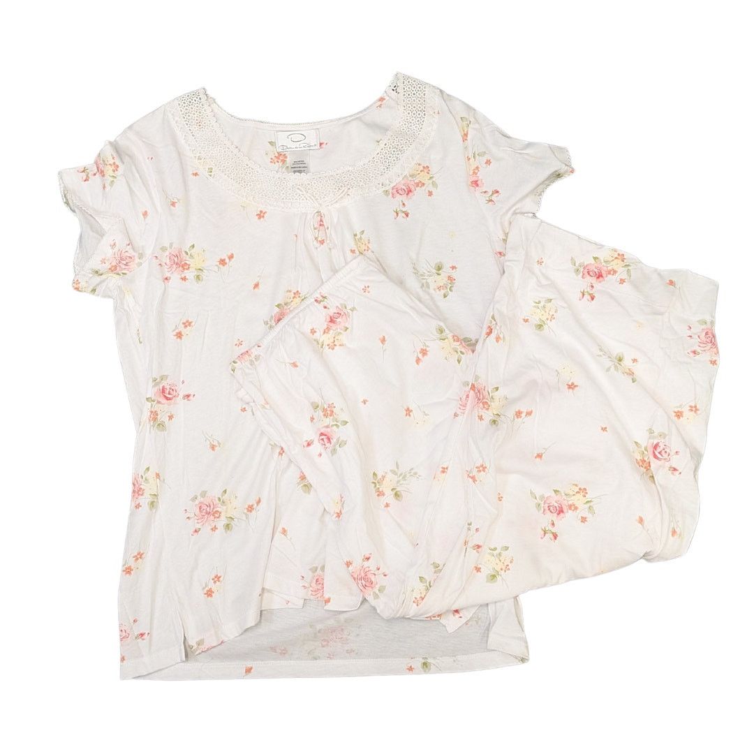 Oscar De La Renta Oscar de la Renta Cottagecore Floral Pajama Set | Women's L Size ONE SIZE - 1 Thumbnail