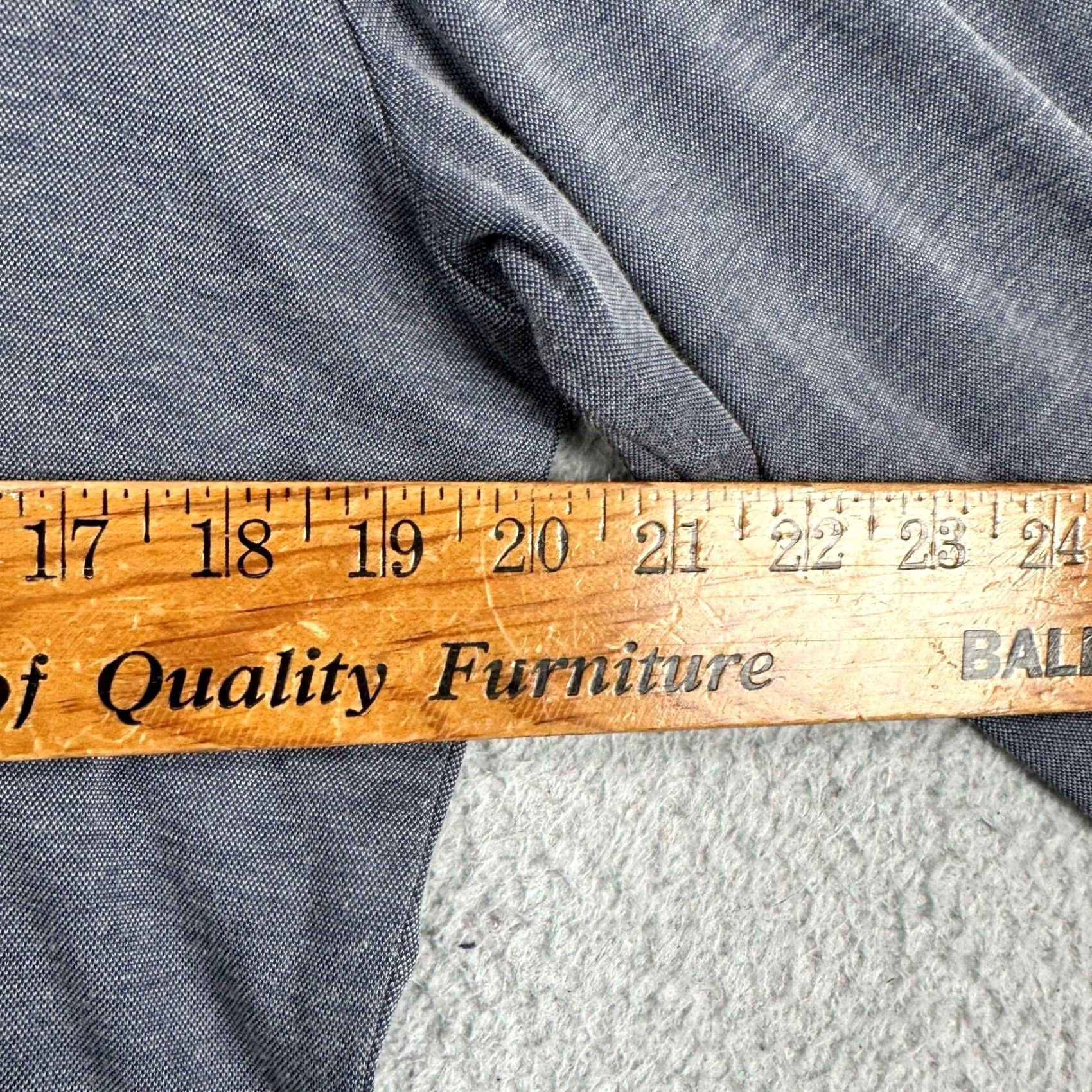 Mizzen+Main Mizzen+Main Button Down Shirt Mens Medium Gray Long Sleeve Casual Preppy Size US M / EU 48-50 / 2 - 7 Thumbnail
