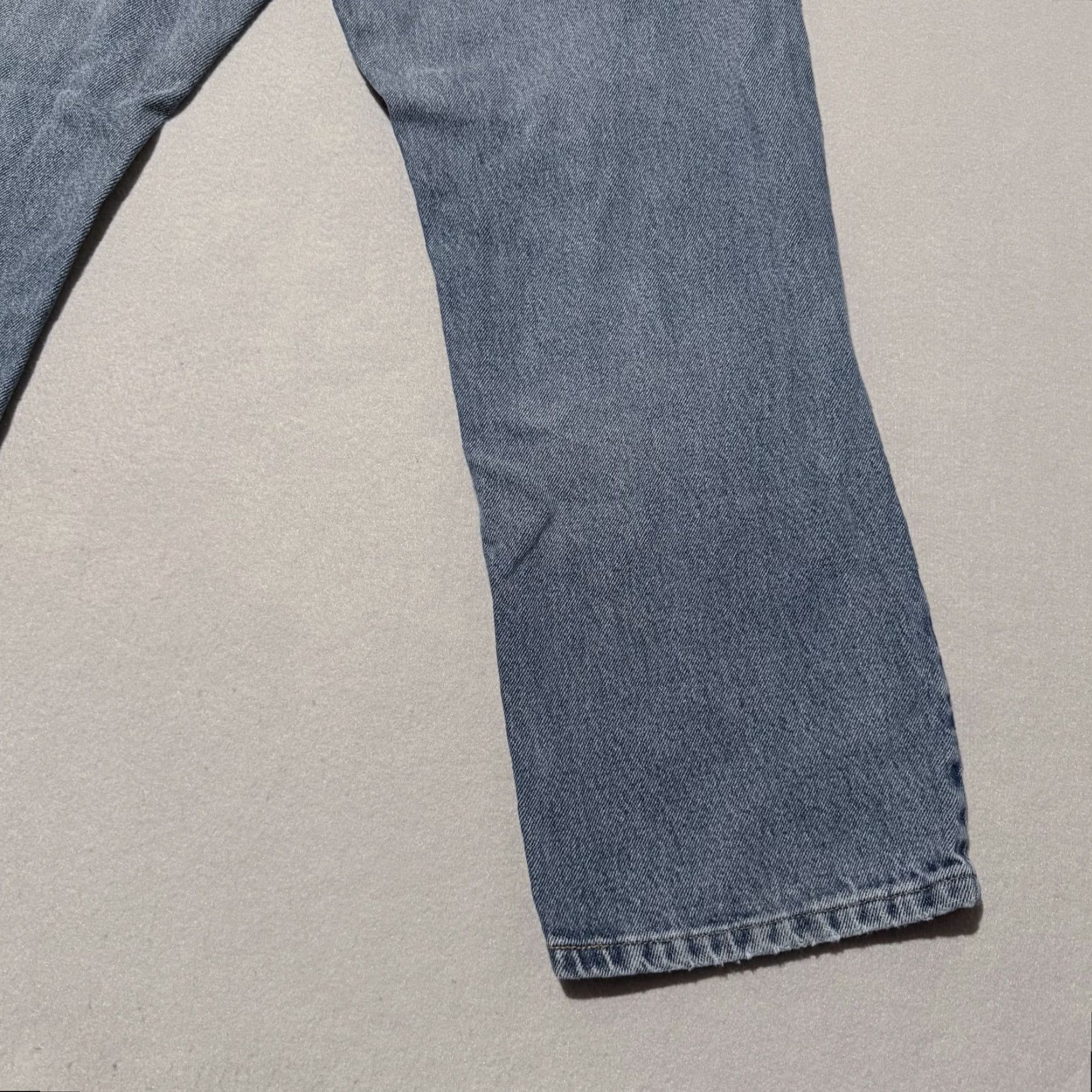 Wrangler Wrangler Jeans Men's Blue Denim Mid Rise Relaxed Fit Straight Zip Fly - 34x30 Size US 34 / EU 50 - 7 Thumbnail